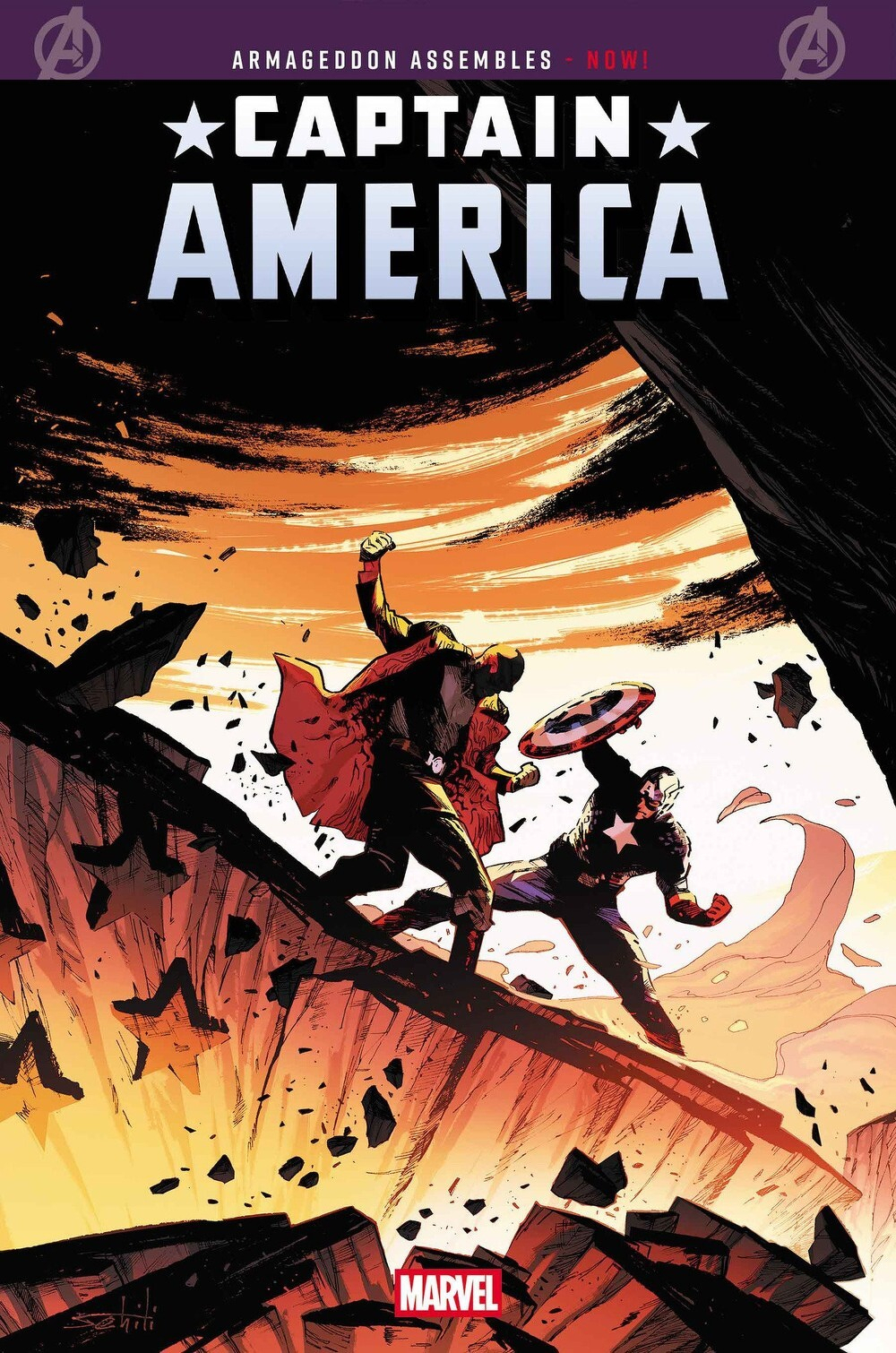 Captain America #13 (Cover A Valerio Schiti)(Armageddon)