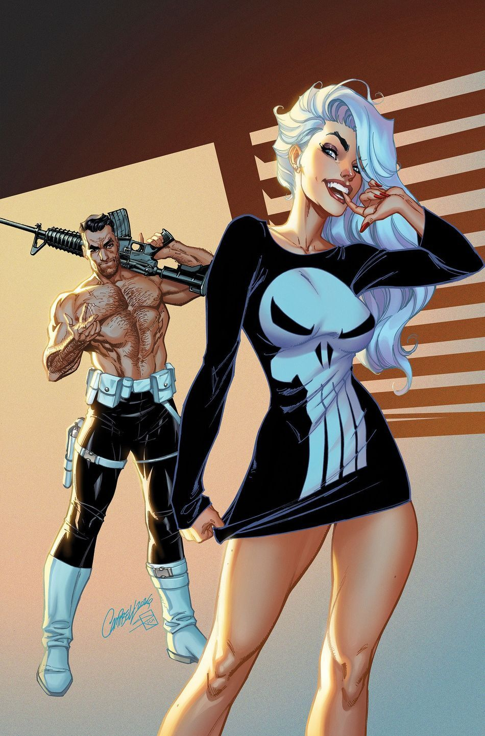 Black Cat #11 (Cover G J. Scott Campbell Black Cat Full Art Variant)