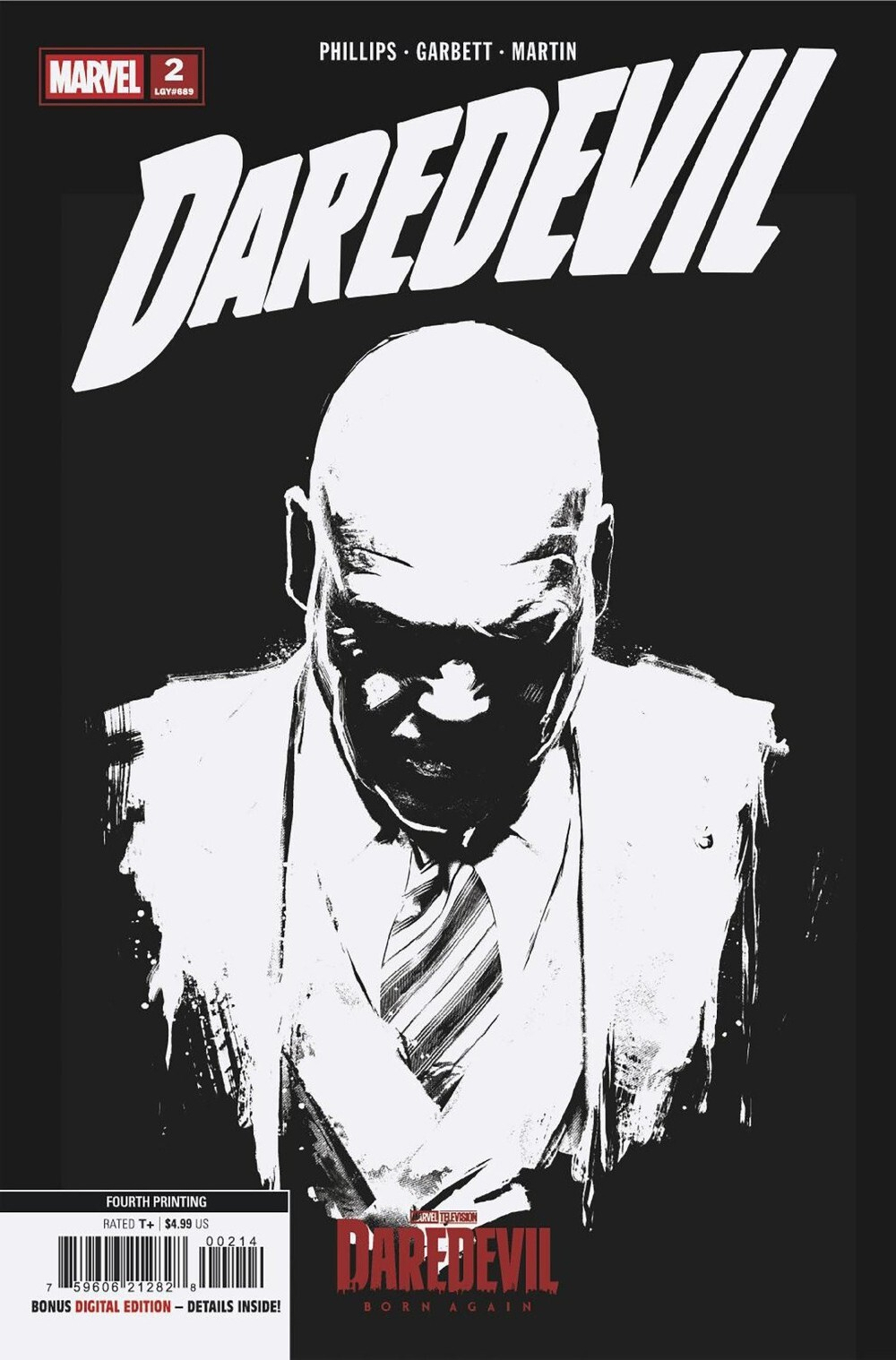 Daredevil #2 (4th Printing Cover A Marvel Television Variant)