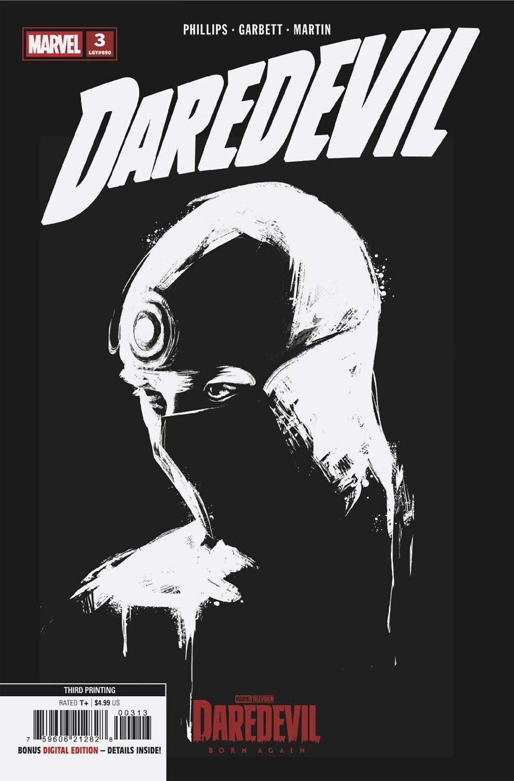 Daredevil #3 (3rd Printing Cover A Marvel Television Variant)