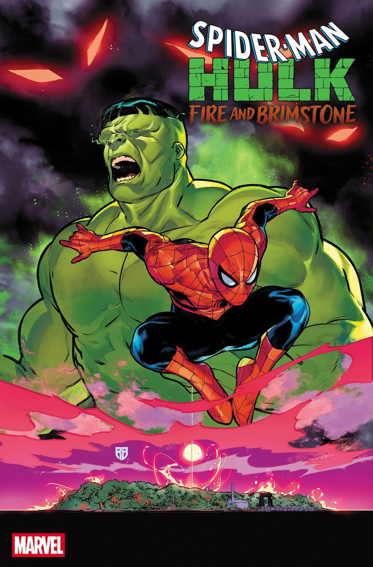 Spider-Man/Hulk Fire And Brimstone #3 (Of 5)(Cover A R.B. Silva)