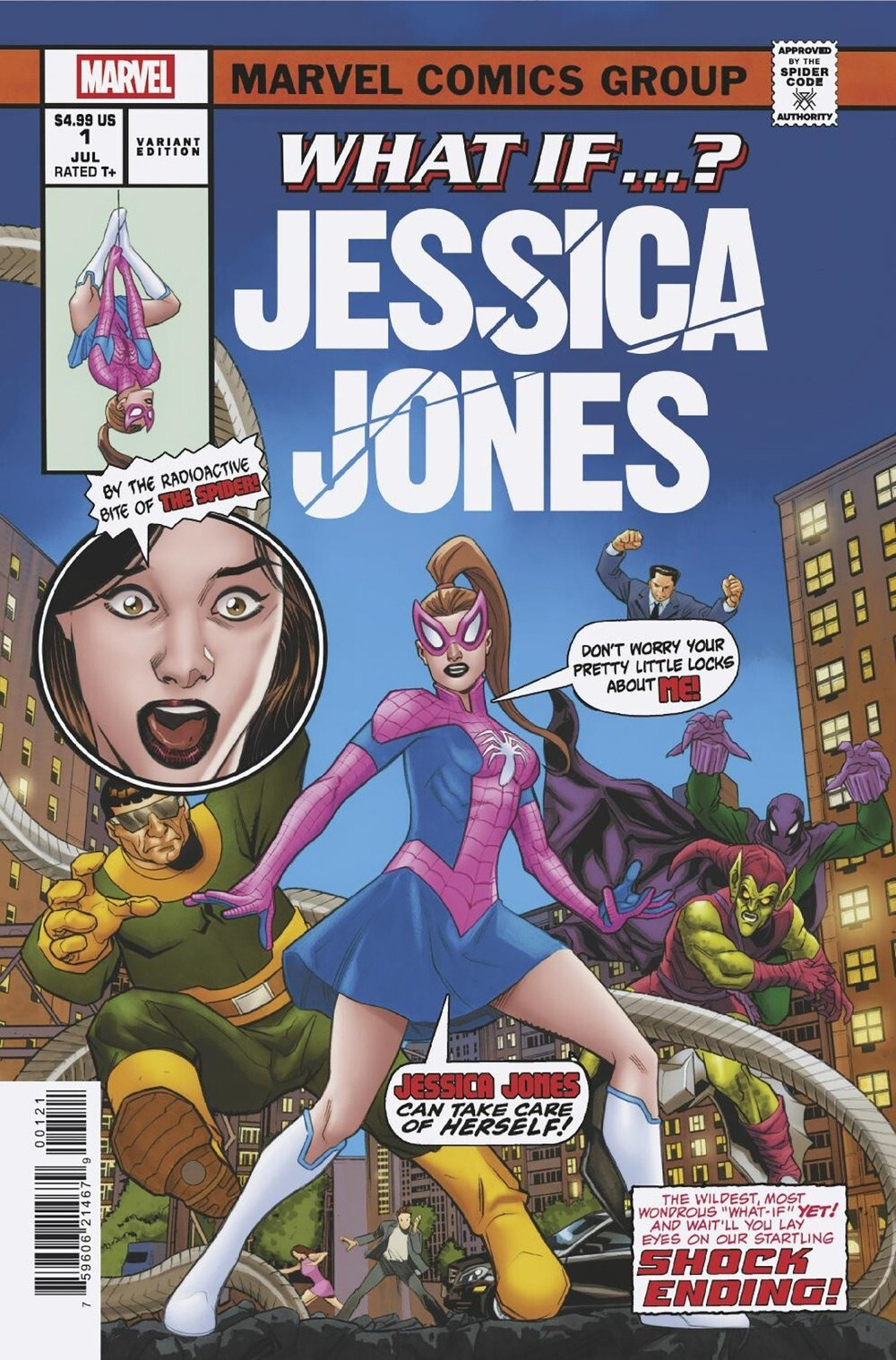 What If...? Jessica Jones #1 (Cover B David Messina Homage Variant)