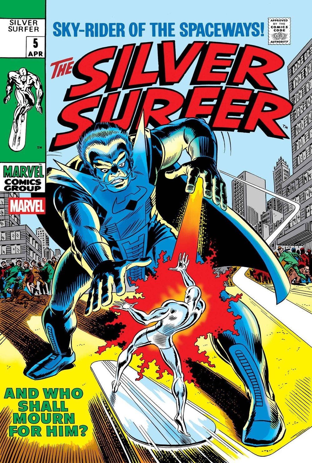 Silver Surfer #5 Facsimile Edition (Cover B John Buscema Foil Variant)(find on eBay)