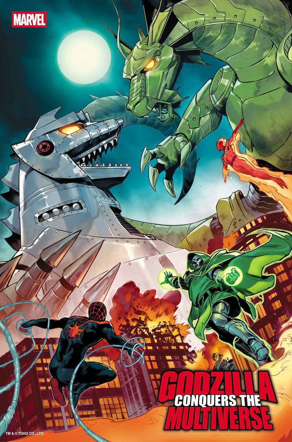 Godzilla Conquers The Multiverse #1 (Of 5)(Cover B Juan Frigeri Foil Variant)