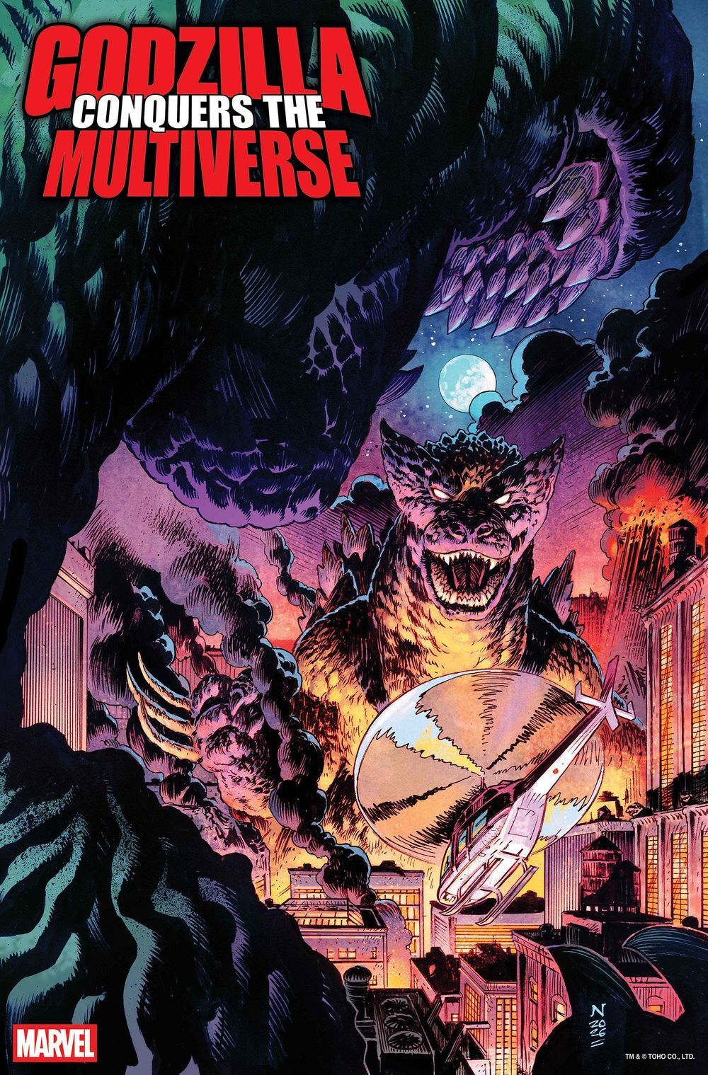 Godzilla Conquers The Multiverse #1 (Of 5)(Cover C Nic Klein Heisei Godzilla Variant)