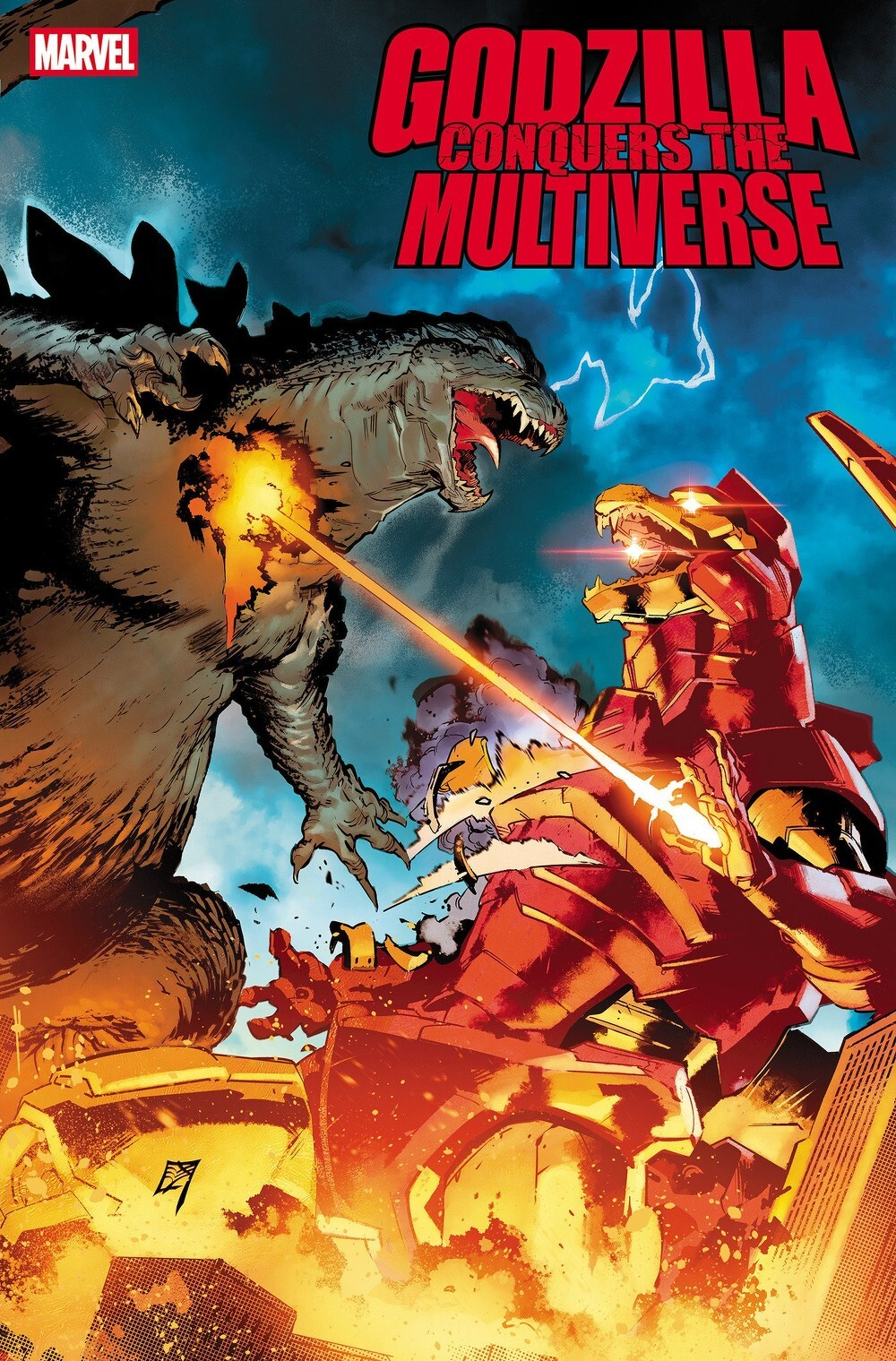 Godzilla Conquers The Multiverse #2 (Of 5)(Cover B C.F. Villa Heisei Vs. Marvel Variant)