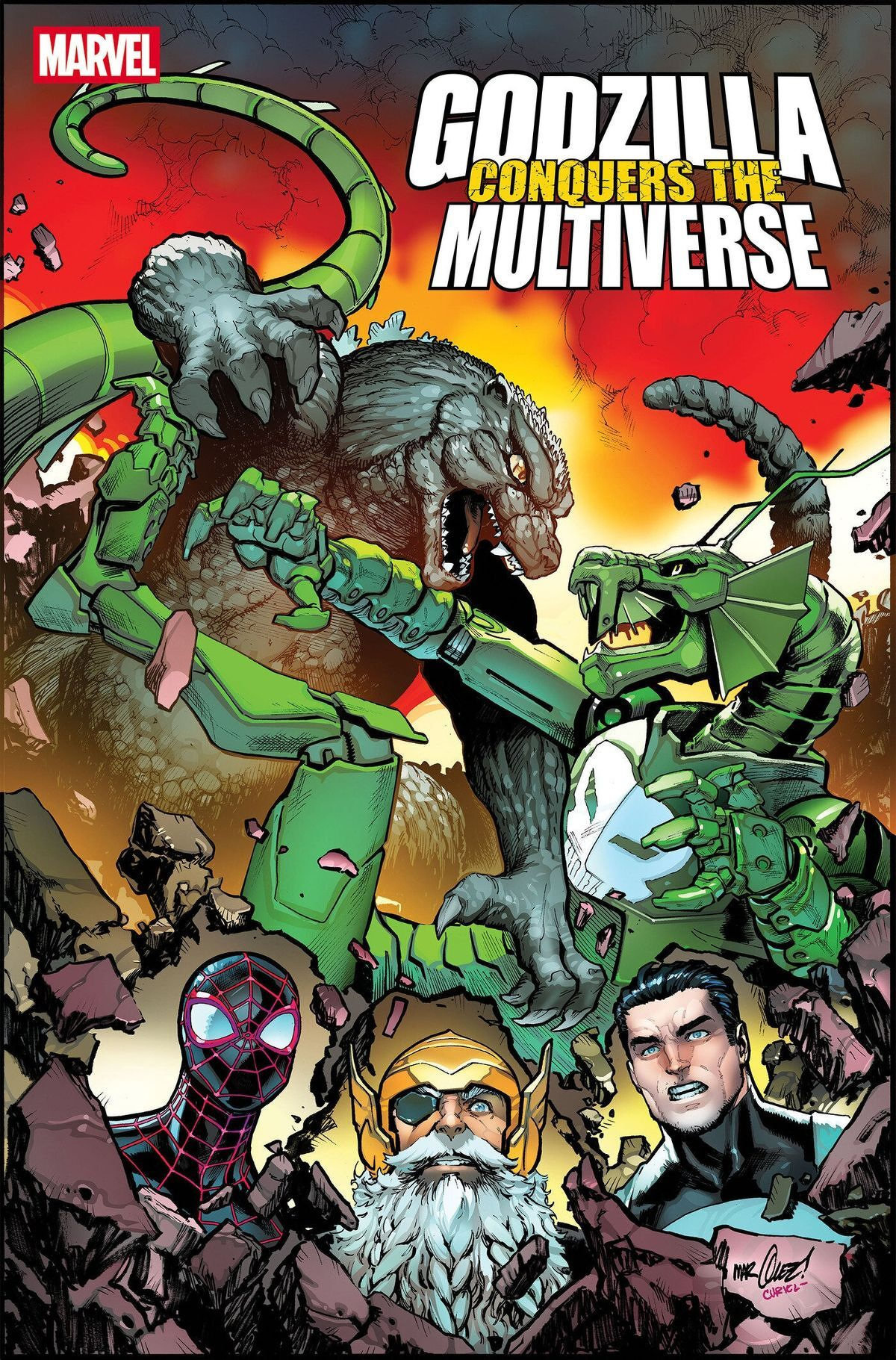 Godzilla Conquers The Multiverse #4 (Of 5)(Cover A David Marquez)