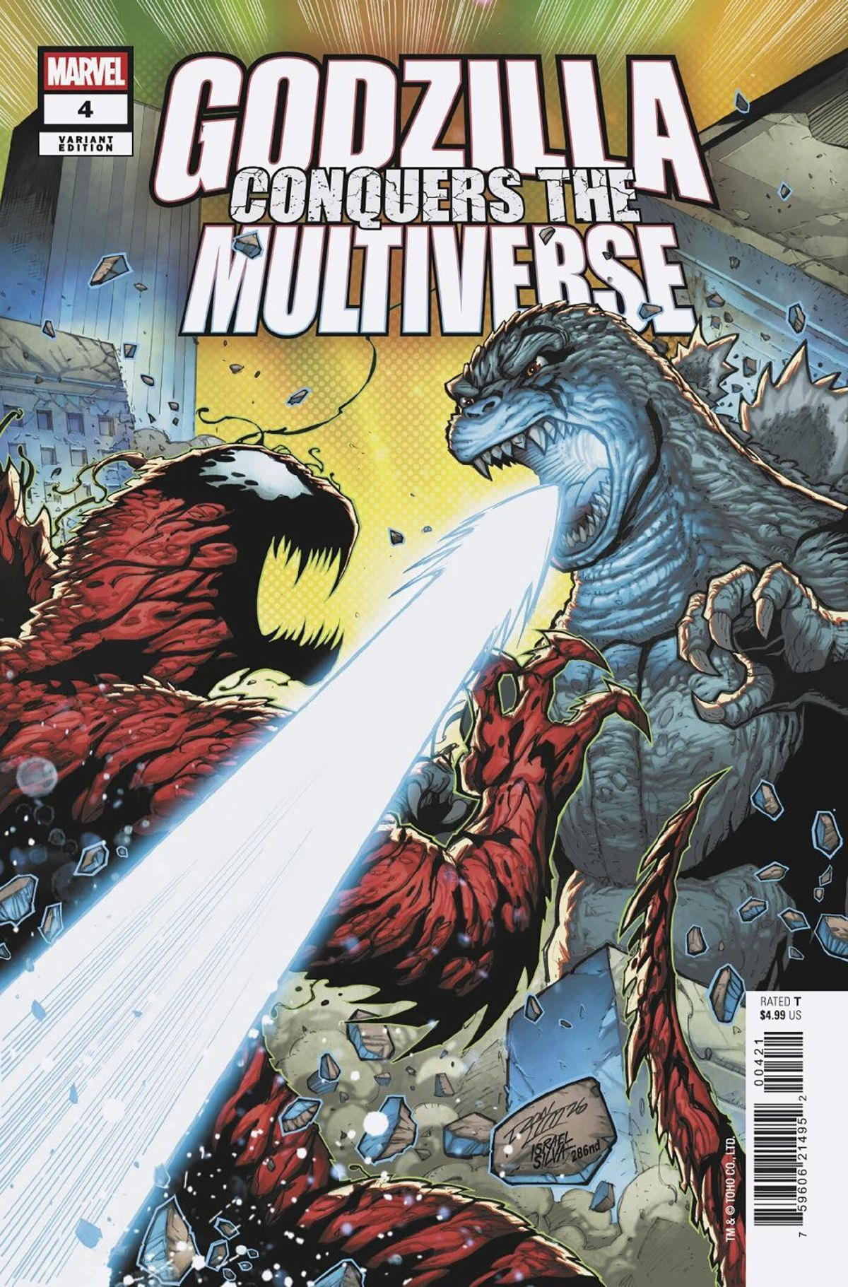 Godzilla Conquers The Multiverse #4 (Of 5)(Cover B Ron Lim Heisei Vs. Marvel Variant)