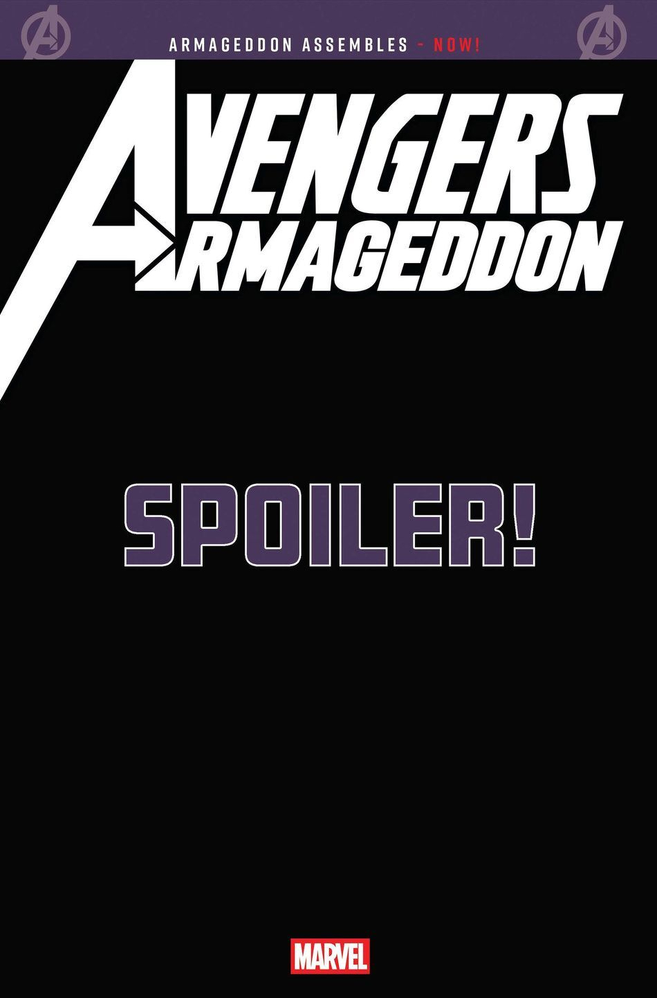 Avengers Armageddon #1 (Of 5)(Cover F Marco Checchetto Spoiler Variant)
