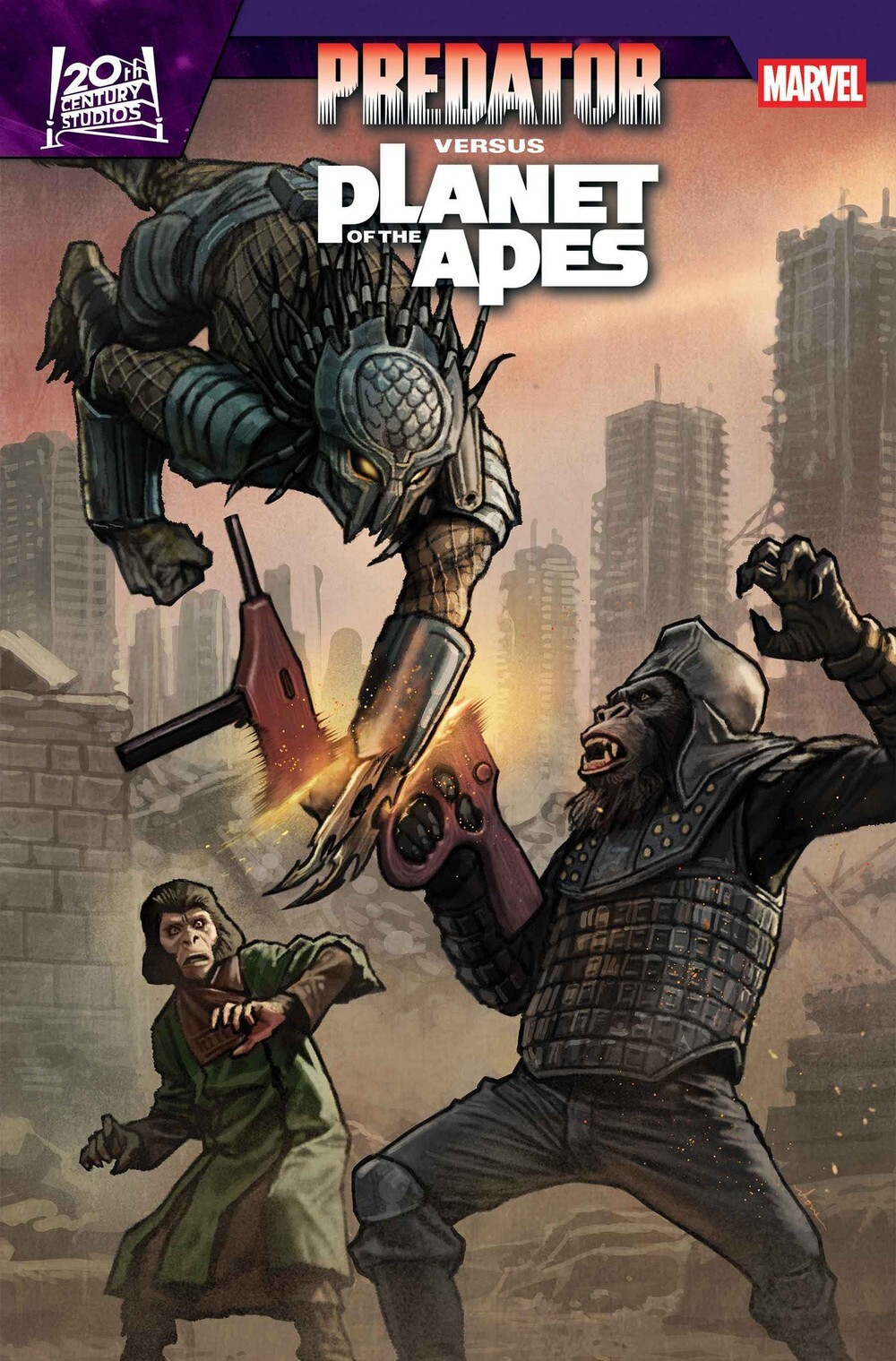 Predator Vs. The Planet Of The Apes #2 (Of 5)(Cover A Stonehouse)