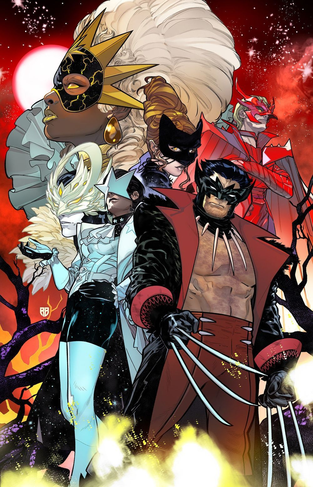 X-Men The Hellfire Murder #1 (Cover G R.B. Silva Full Art Variant)