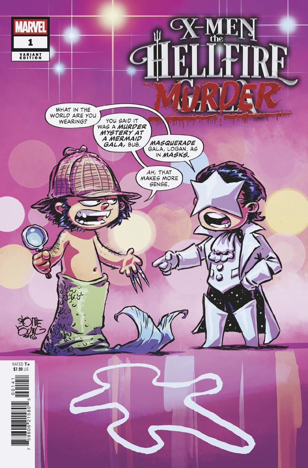 X-Men The Hellfire Murder #1 (Cover D Skottie Young)