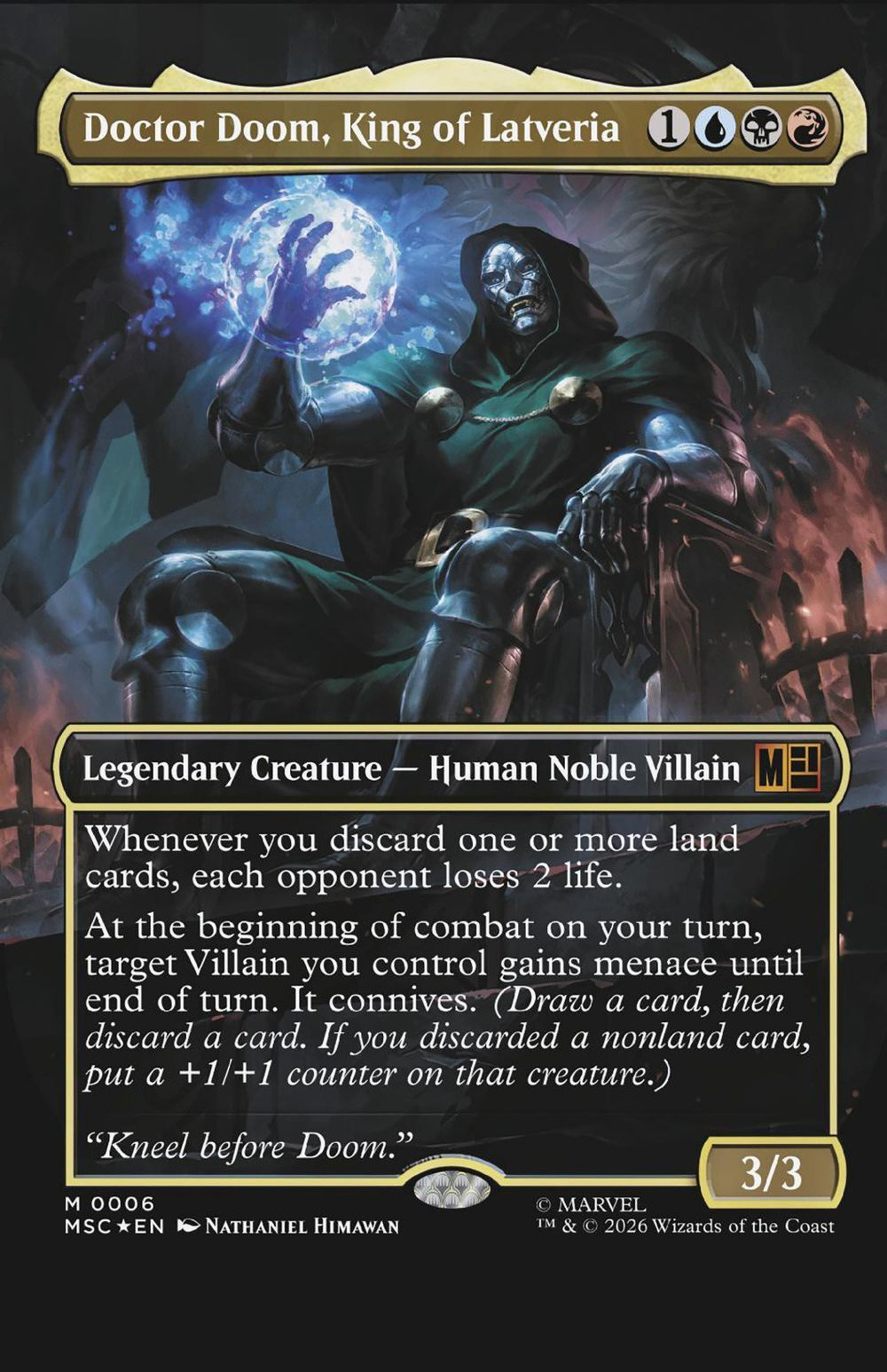 DoomQuest #2 (Of 10)(Cover B Nathanial Himawan Magic The Gathering Variant)