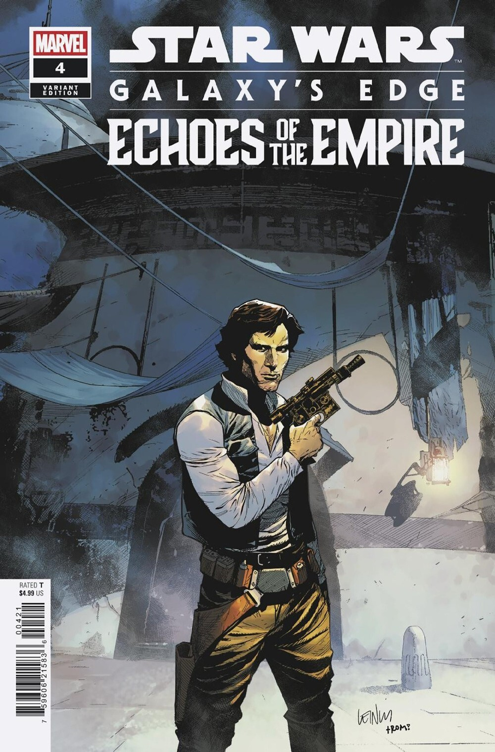 Star Wars Galaxy's Edge Echoes Of The Empire #4 (Of 5)(Cover B Leinil Francis Yu Han Solo Variant)