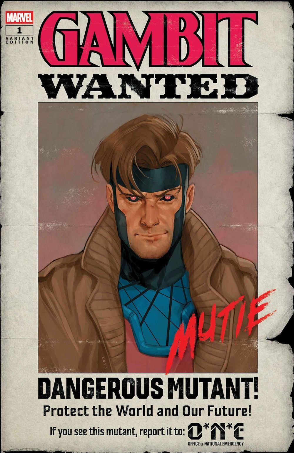 Gambit Wanted #1 (Of 5)(Cover F Phil Noto Wanted Variant B)