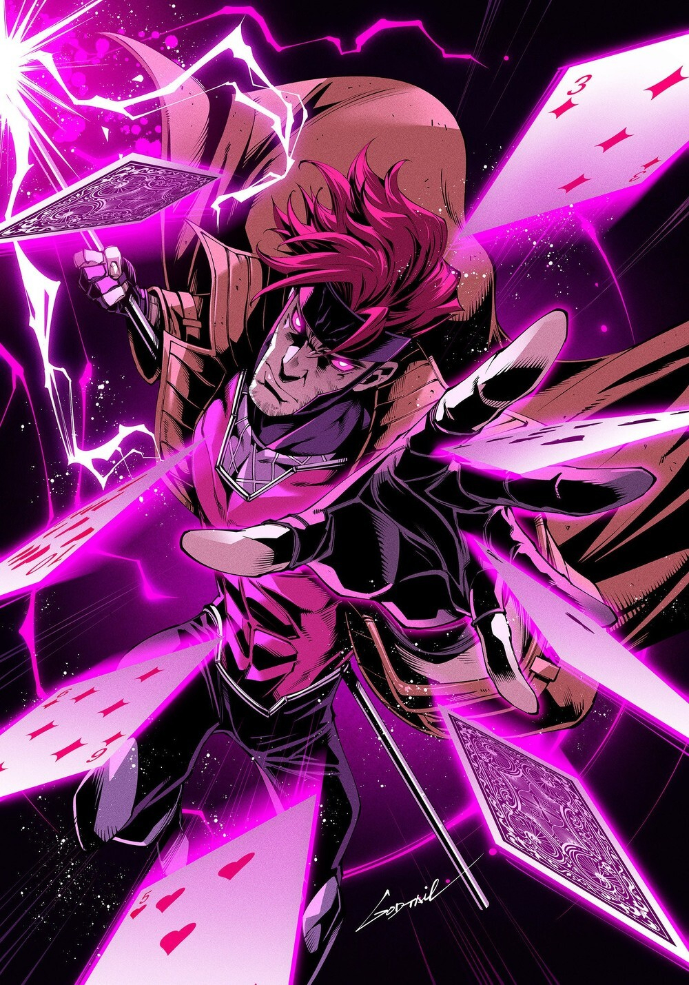 Gambit Wanted #2 (Of 5)(Cover D GODTAIL Gambit Full Art Variant)
