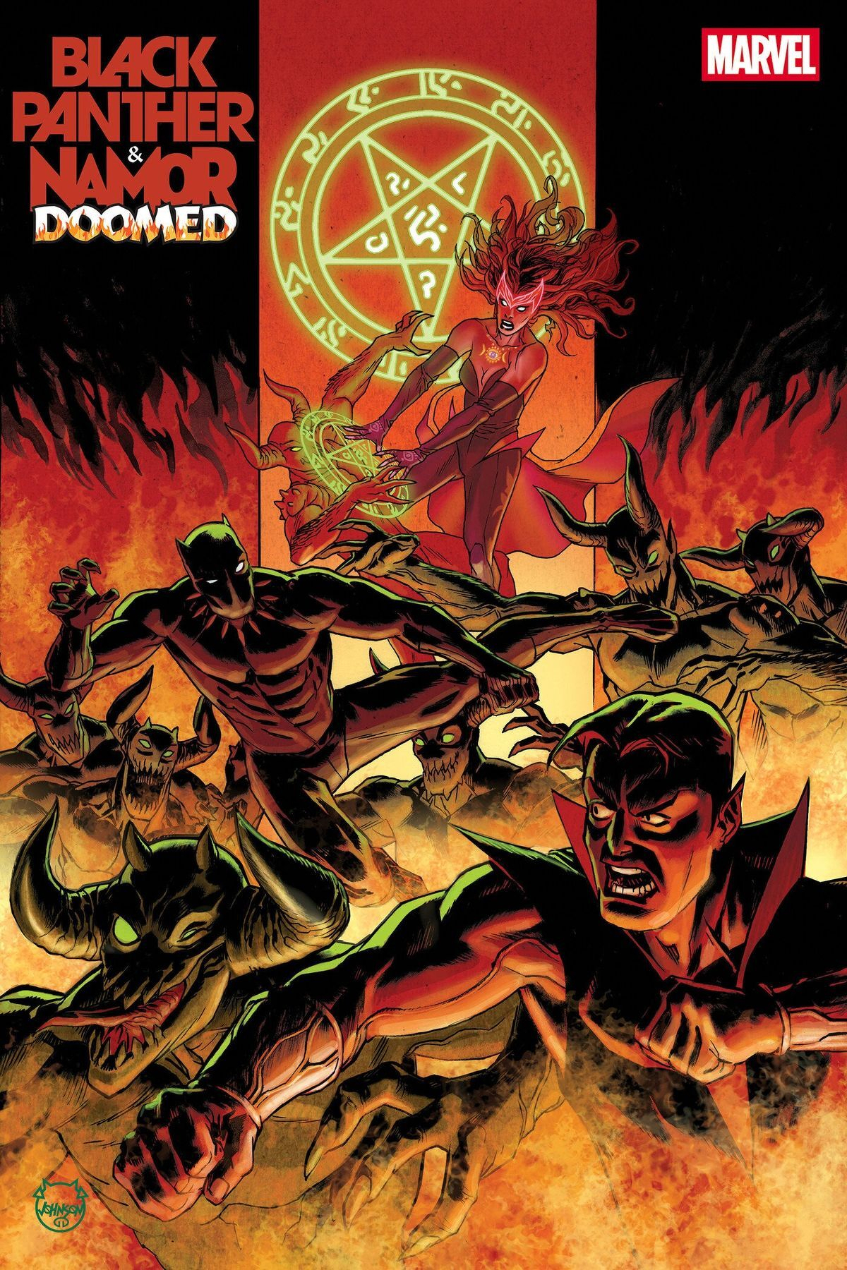 Black Panther/Namor Doomed #2 (Of 5)(Cover A Dave Johnson)
