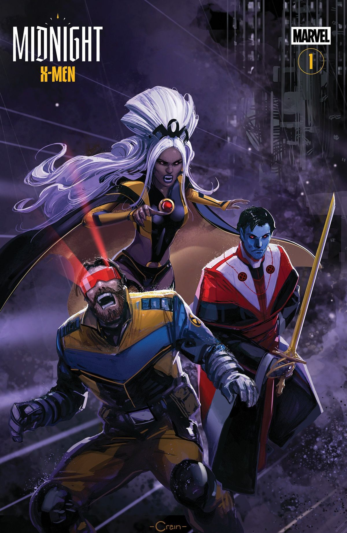 Midnight X-Men #1 (Cover F Clayton Crain 3-Part Connecting Variant)