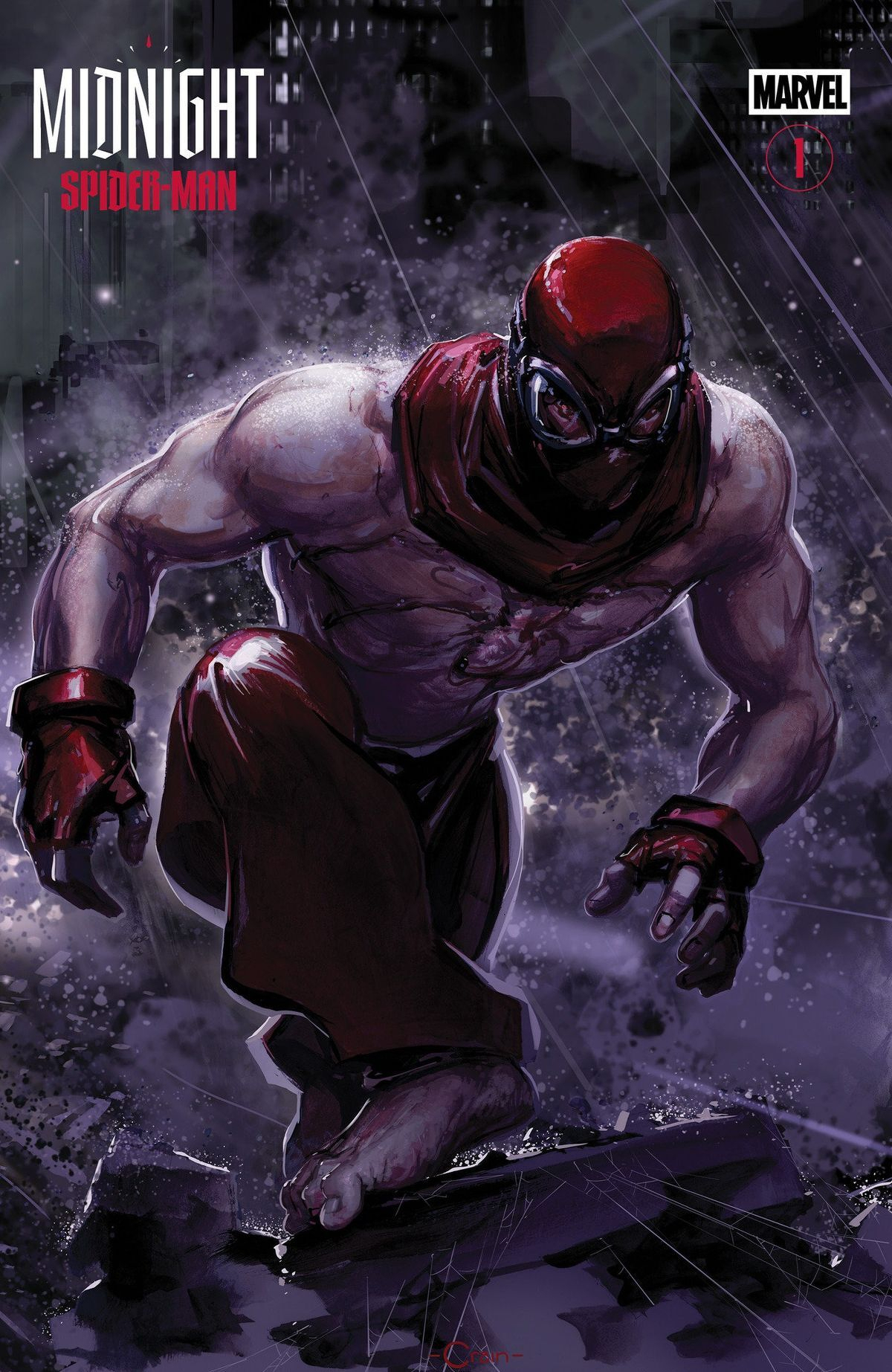 Midnight Spider-Man #1 (Cover F Clayton Crain 3-Part Connecting Variant)