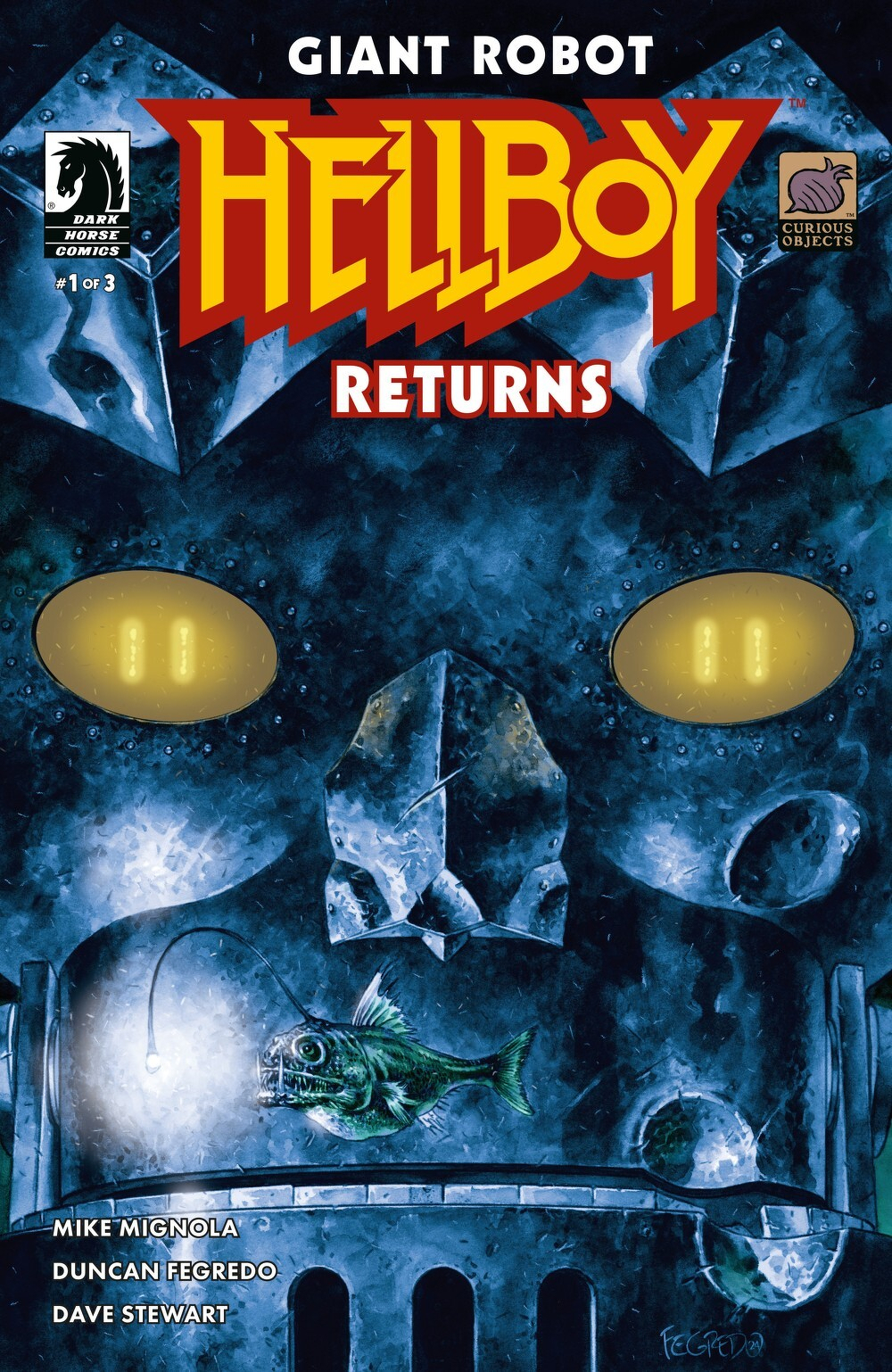Giant Robot Hellboy Returns #1 (Of 2)(Cover A Duncan Fegredo)(find on eBay)