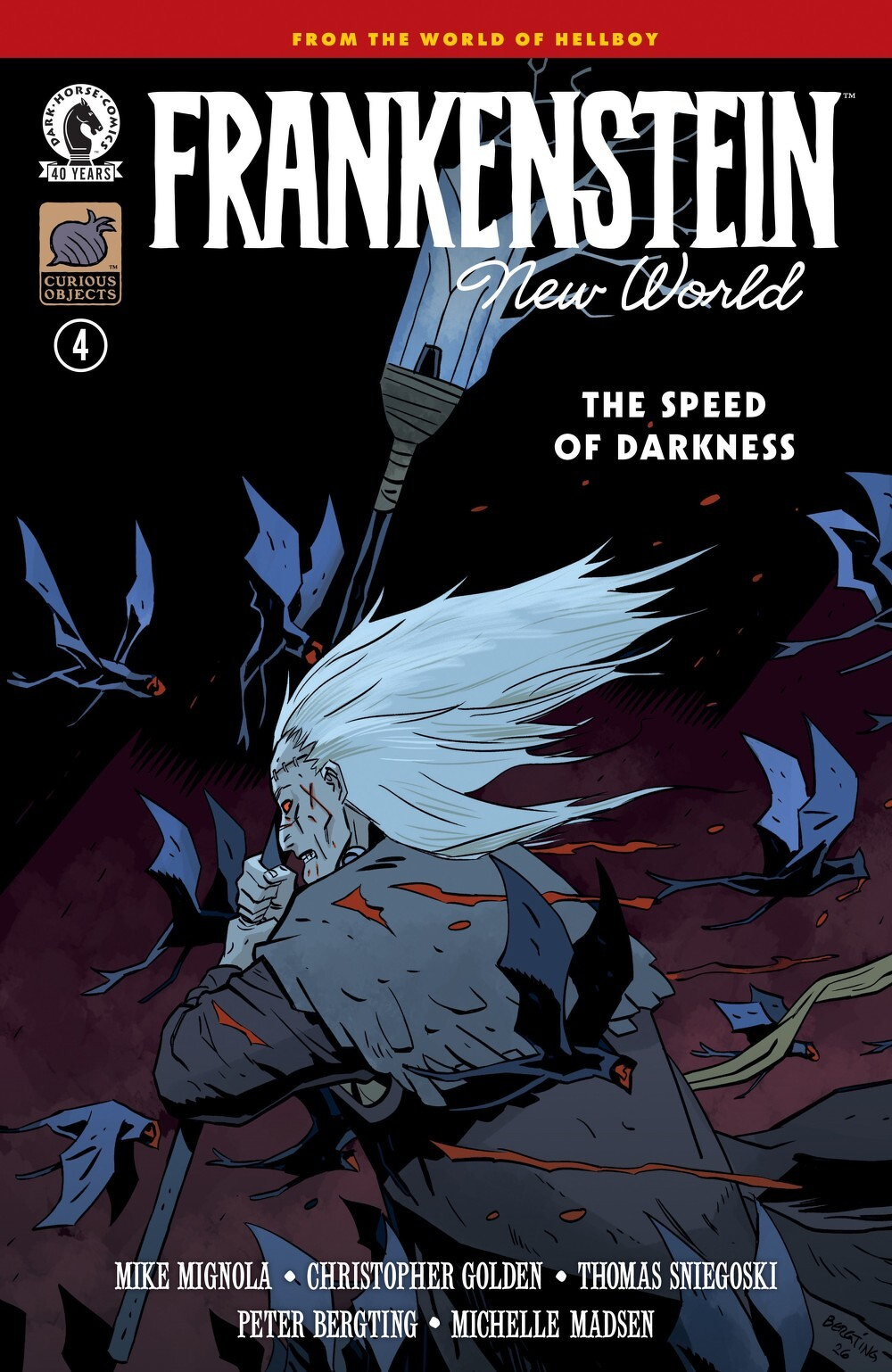 Frankenstein New World The Speed Of Darkness #4 (Of 4)(Cover A Peter Bergting)