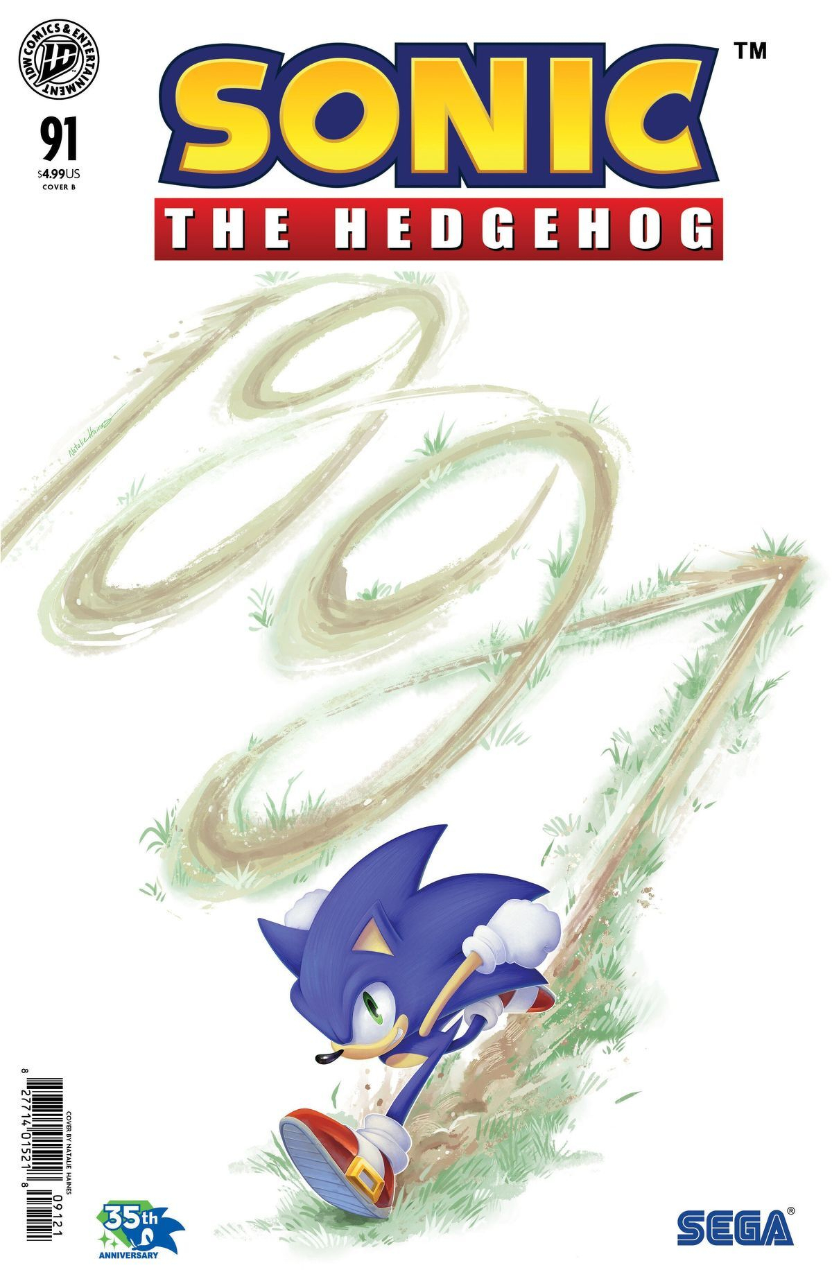 Sonic The Hedgehog #91 (Cover B Natalie Haines)