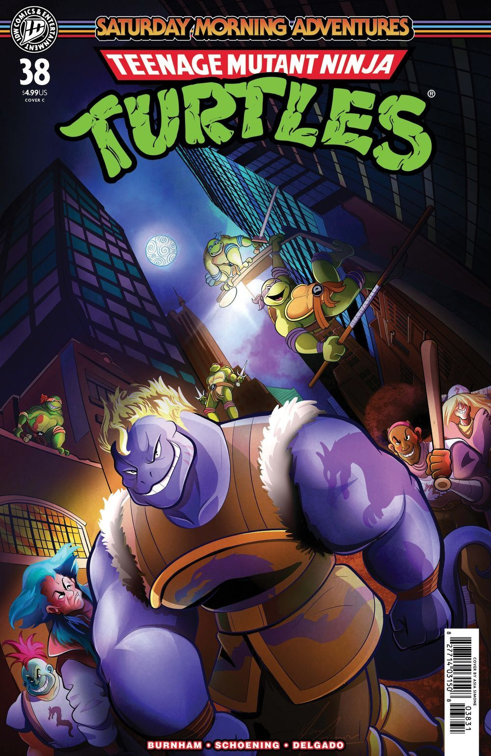 Teenage Mutant Ninja Turtles Saturday Morning Adventures Volume 2 #38 (Cover C Asia Simone)