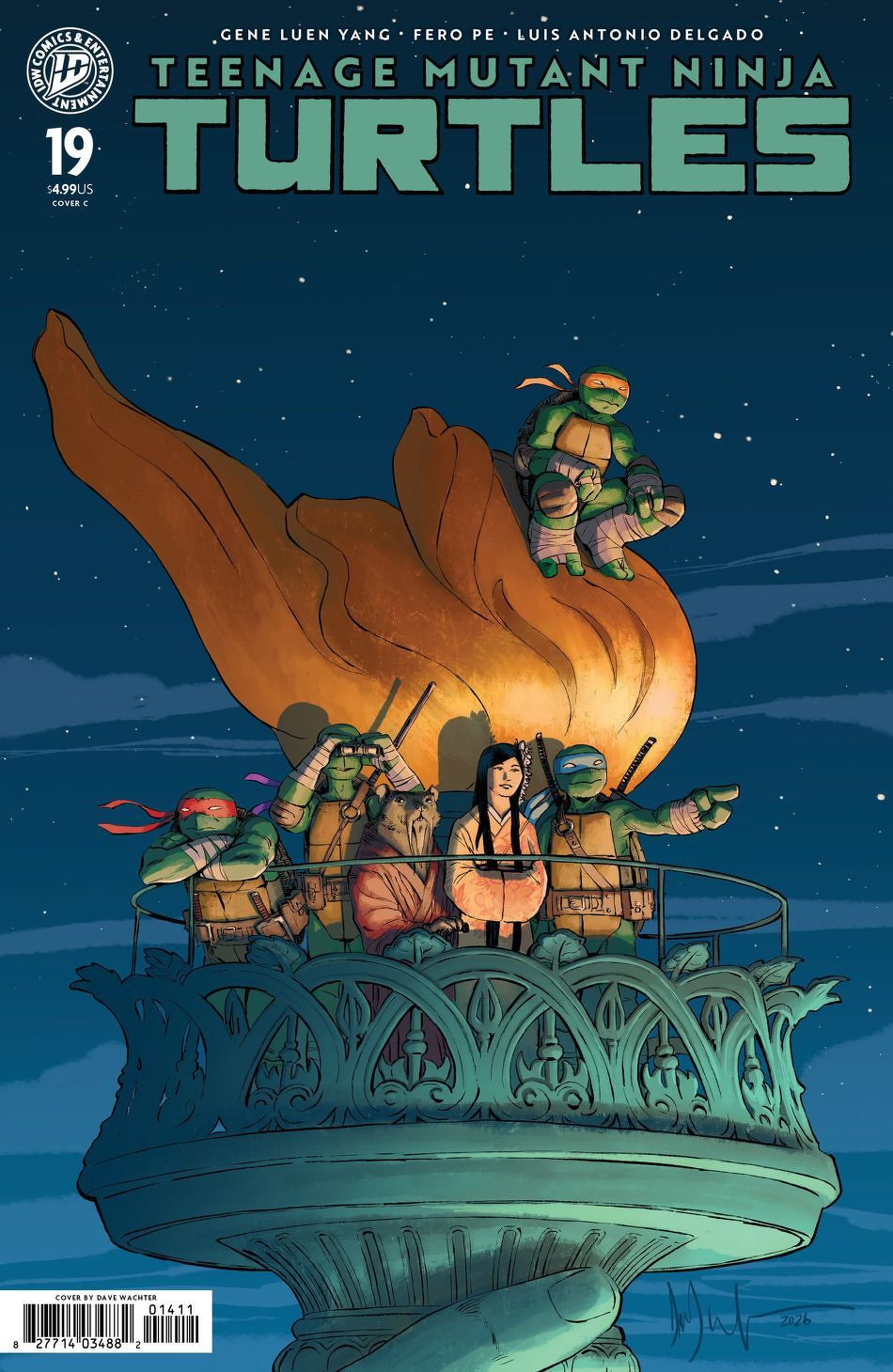 Teenage Mutant Ninja Turtles #19 (Cover C Dave Wachter)