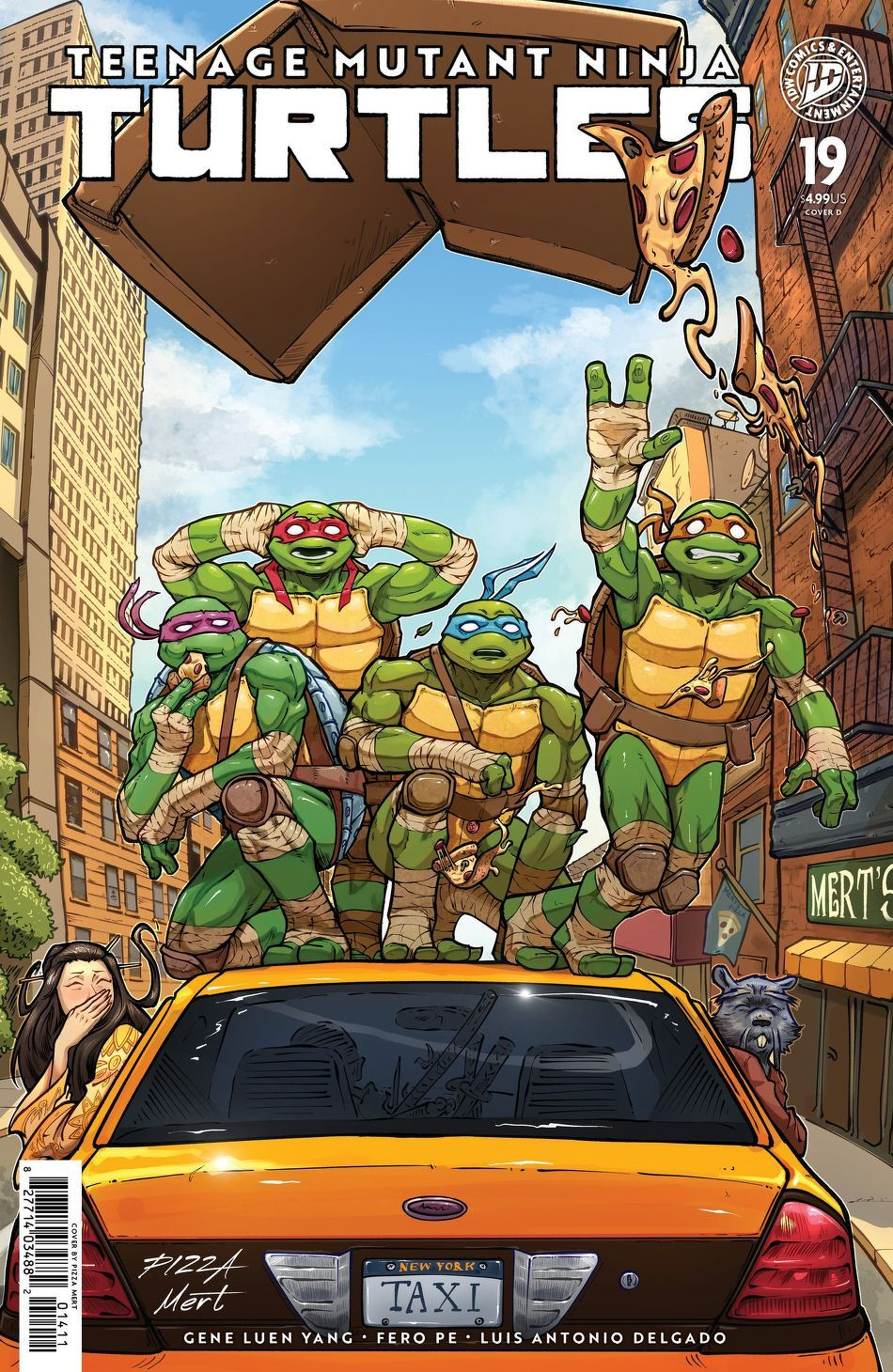 Teenage Mutant Ninja Turtles #19 (Cover D Mert Pizza)