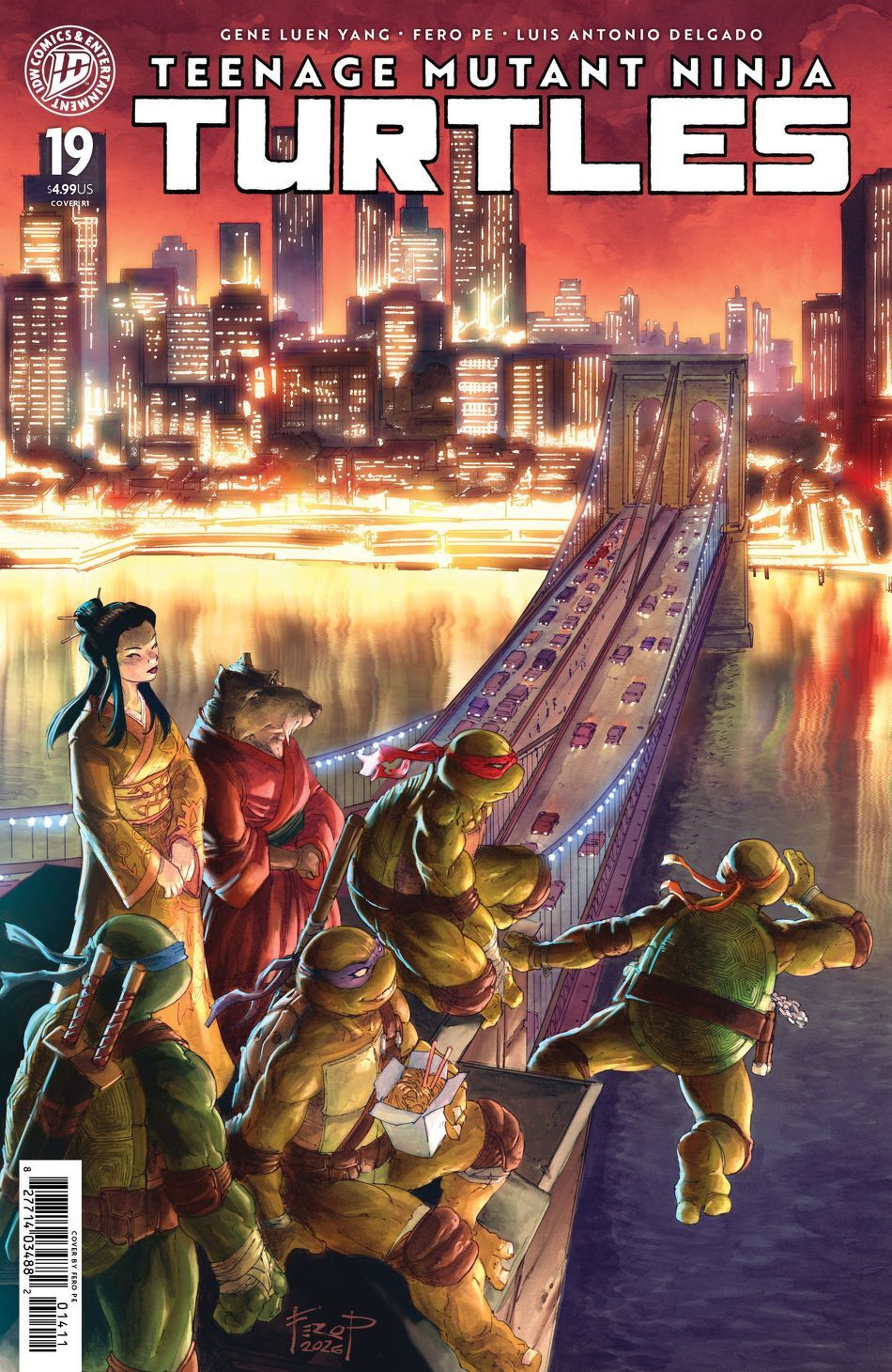 Teenage Mutant Ninja Turtles #19 (Cover F Fero Pe)