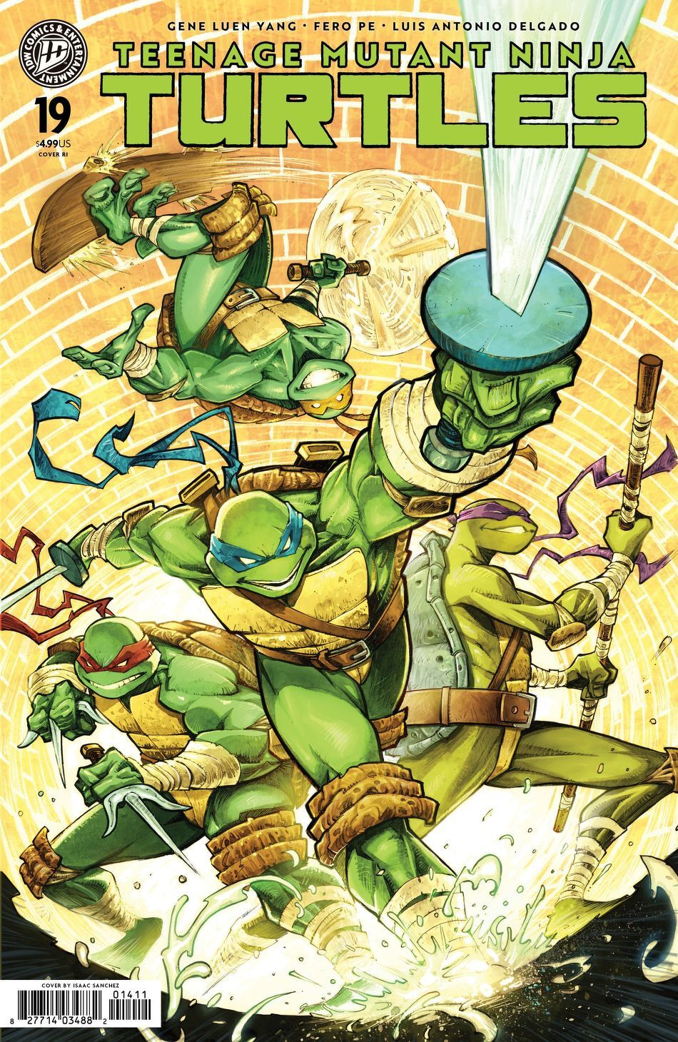 Teenage Mutant Ninja Turtles #19 (Cover G Isaac Sanchez Gonzalez)
