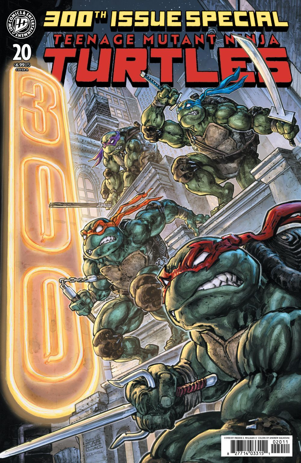 Teenage Mutant Ninja Turtles #20 300th Issue Special (Cover A Freddie E. Williams II)