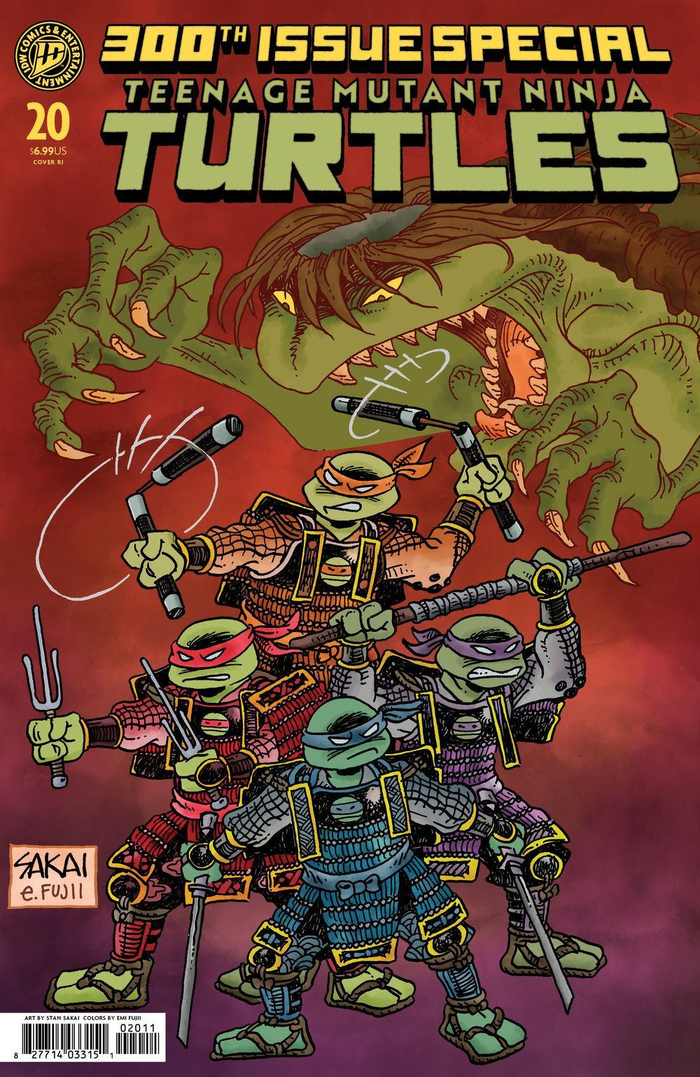 Teenage Mutant Ninja Turtles #20 300th Issue Special (Cover I Stan Sakai)