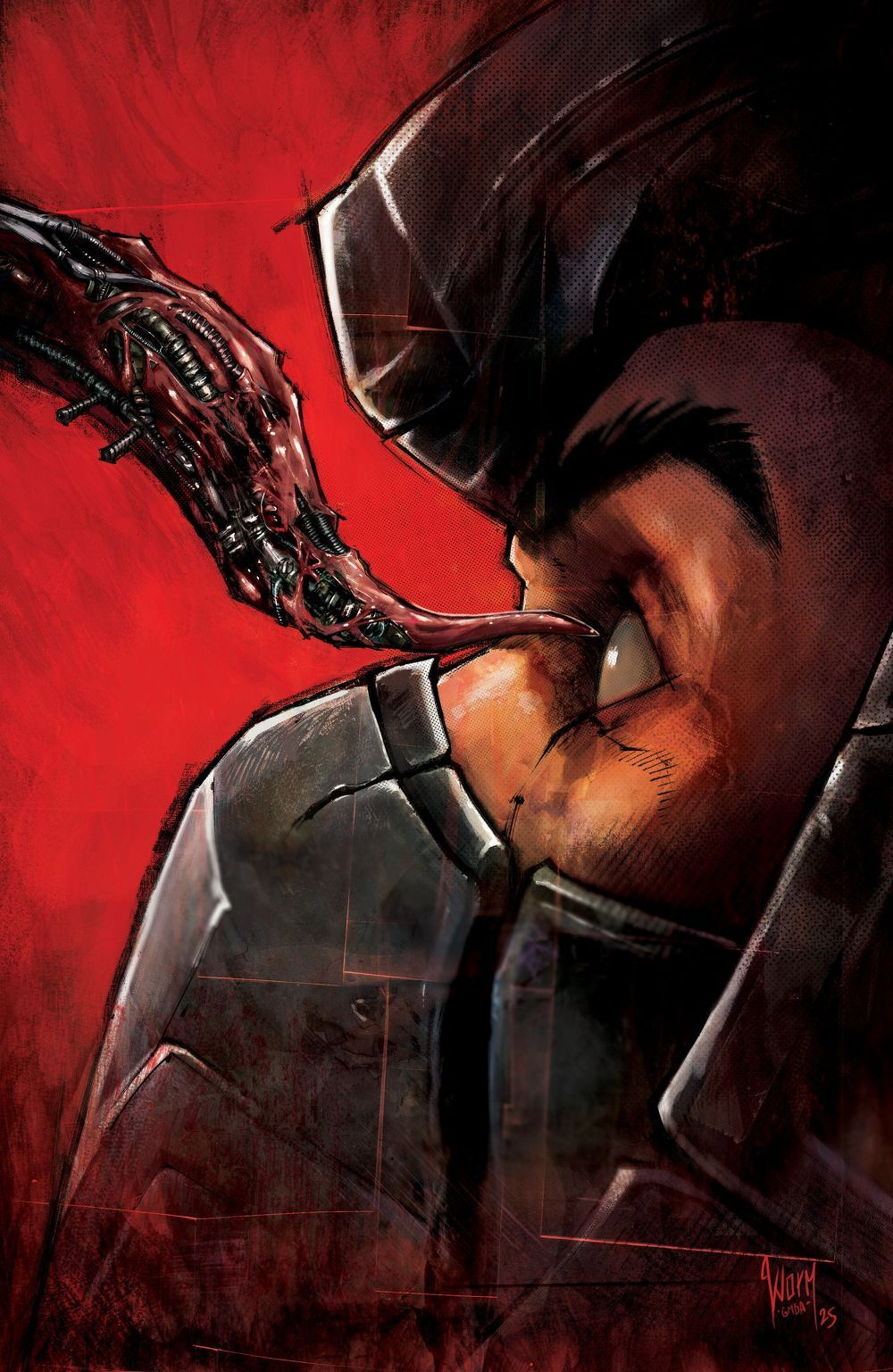 Teenage Mutant Ninja Turtles Shredder #9 (Cover E Damien Worm Full Art Variant)