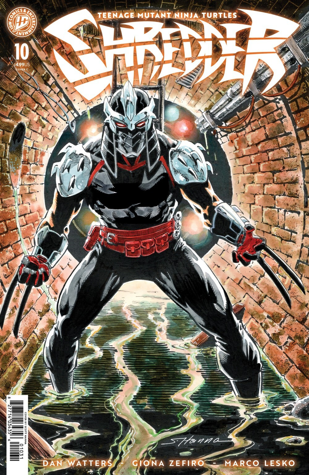 Teenage Mutant Ninja Turtles Shredder #10 (Cover C Scott Hanna)