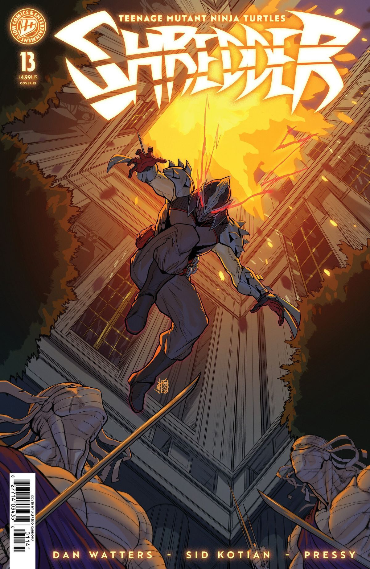 Teenage Mutant Ninja Turtles Shredder #13 (Cover D Alfredo Cardona)