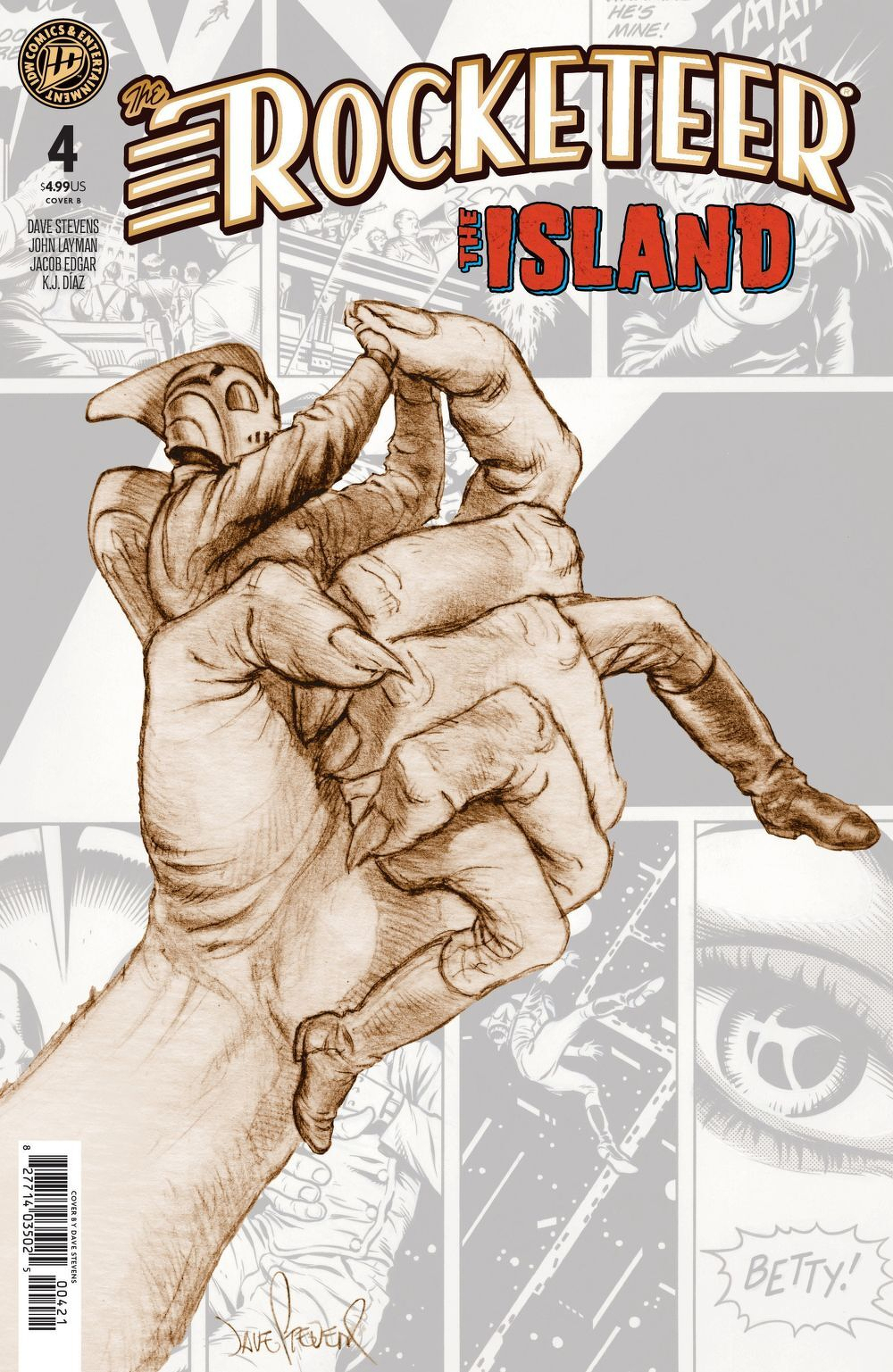 Rocketeer The Island #4 (Cover B Dave Stevens)