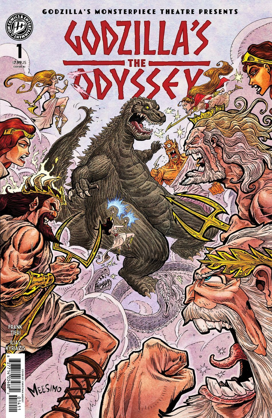 Godzilla's Monsterpiece Theatre Presents Godzilla's The Odyssey #1 (Cover D Christian Meesey)