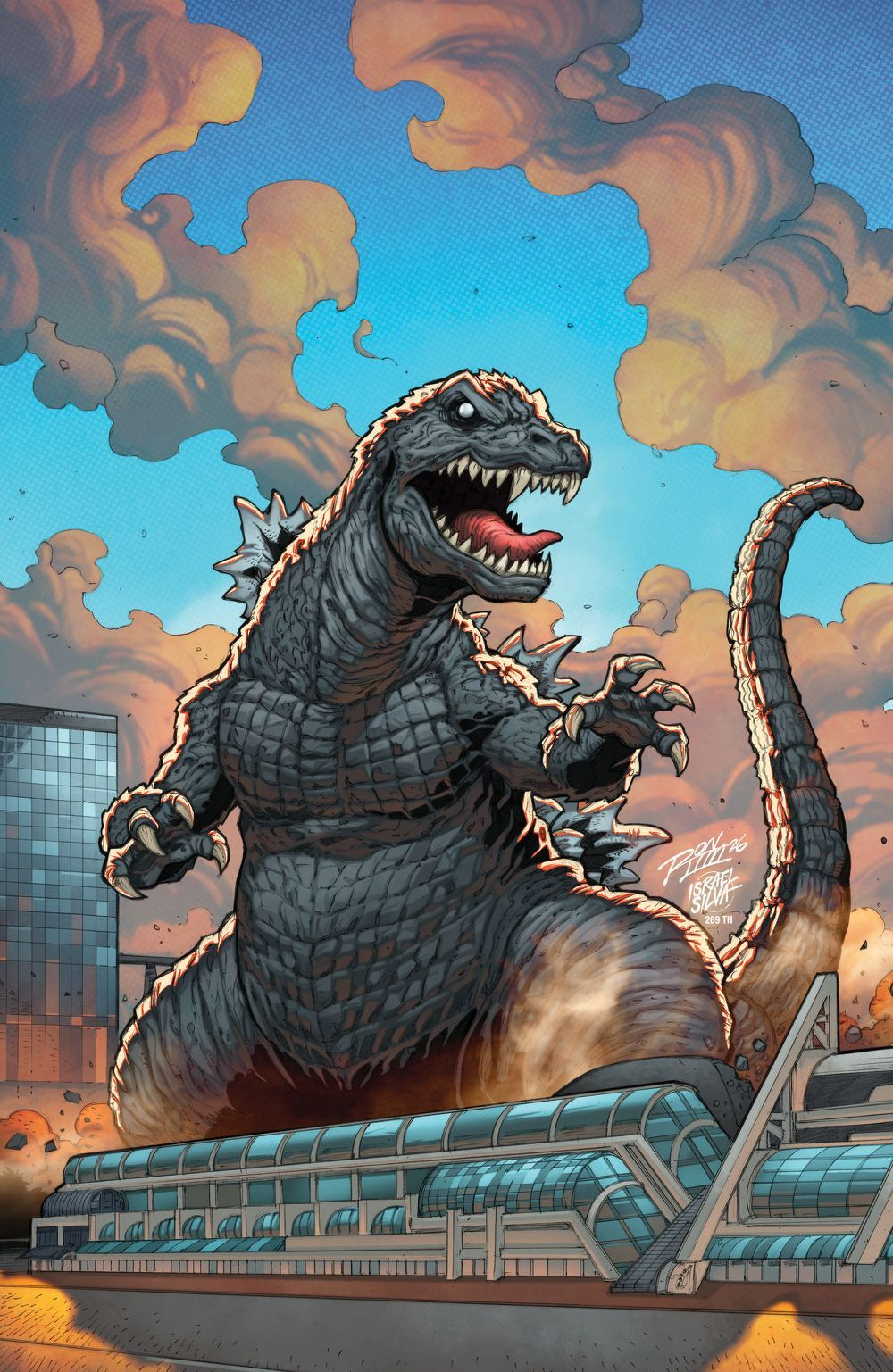 Godzilla Vs. America Godzilla Vs. San Diego #1 (One Shot)(Cover C Ron Lim Full Art Variant)