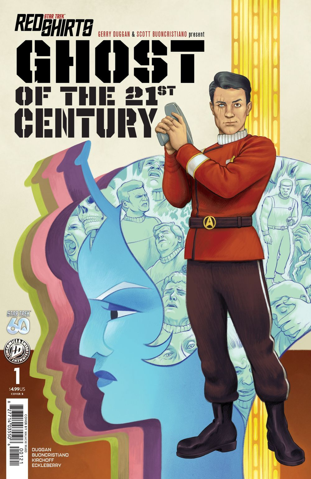 Star Trek Red Shirts Ghost Of The 21st Century #1 (Cover B Malachi Ward)