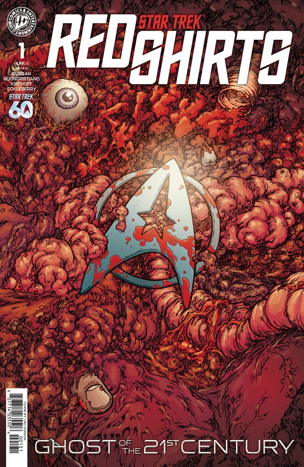 Star Trek Red Shirts Ghost Of The 21st Century #1 (Cover C Chris Burnham)
