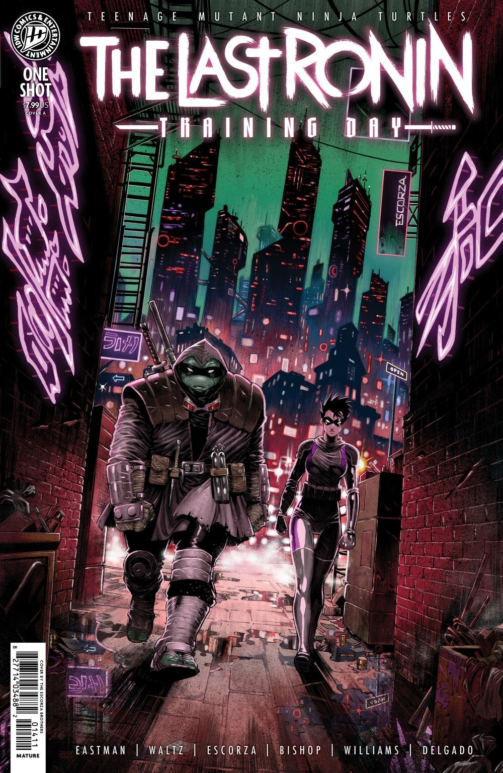 Teenage Mutant Ninja Turtles The Last Ronin Training Day #1 (One Shot)(Cover A Escorza Brothers)