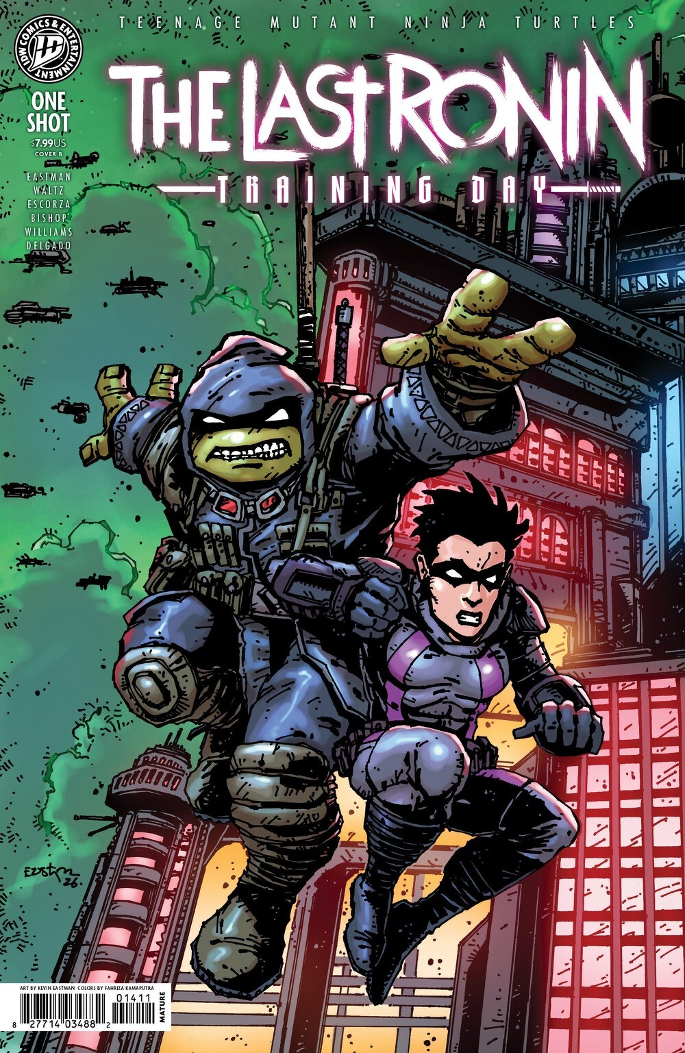 Teenage Mutant Ninja Turtles The Last Ronin Training Day #1 (One Shot)(Cover B Kevin Eastman)