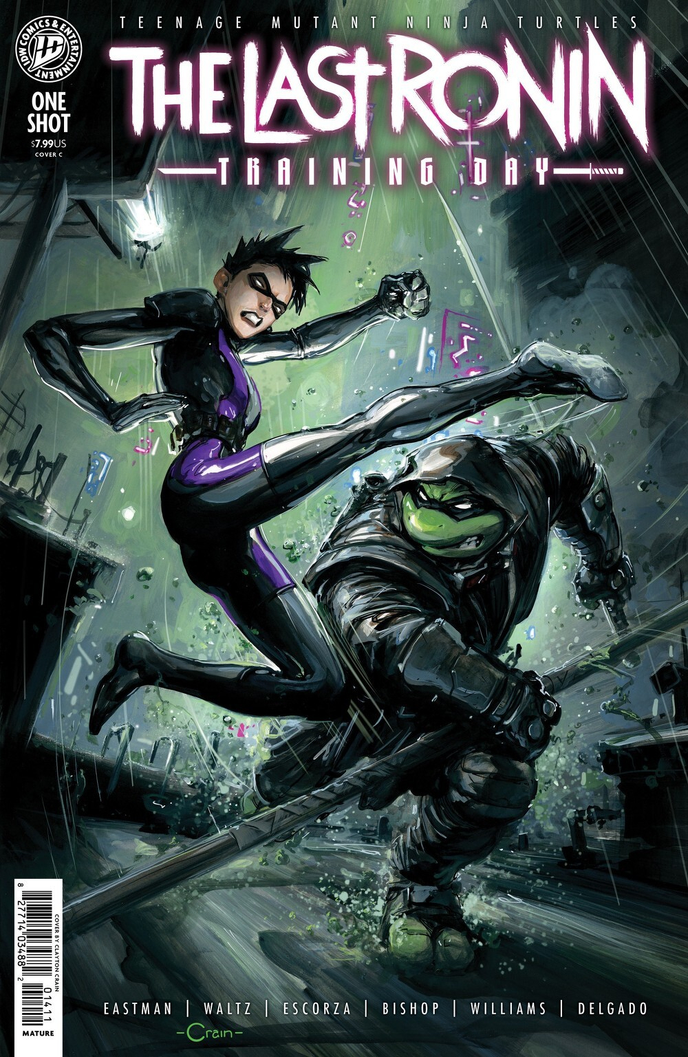 Teenage Mutant Ninja Turtles The Last Ronin Training Day #1 (One Shot)(Cover C Clayton Crain)