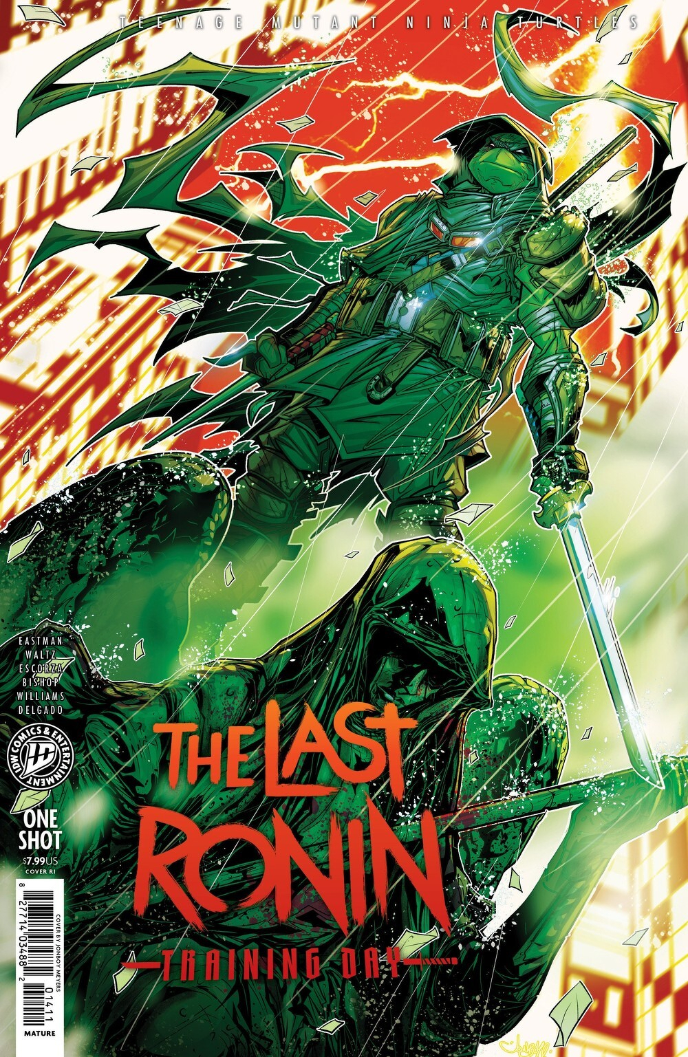 Teenage Mutant Ninja Turtles The Last Ronin Training Day #1 (One Shot)(Cover E Jonboy Meyers)