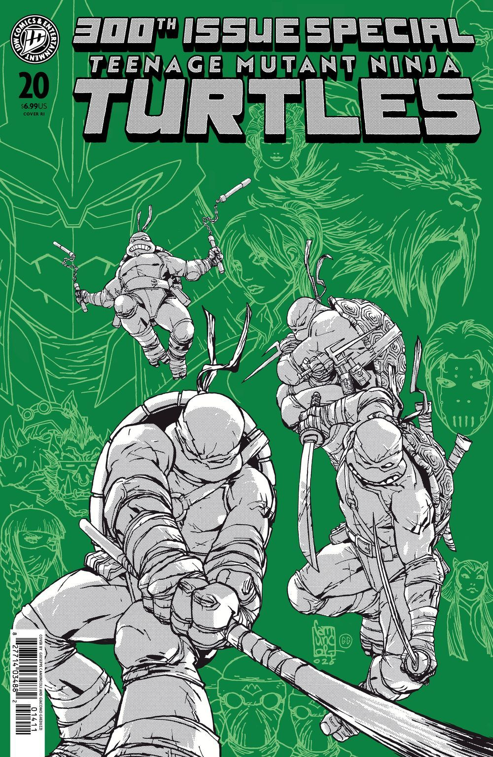 Teenage Mutant Ninja Turtles #20 300th Issue Special (Cover J Giuseppe Camuncoli)