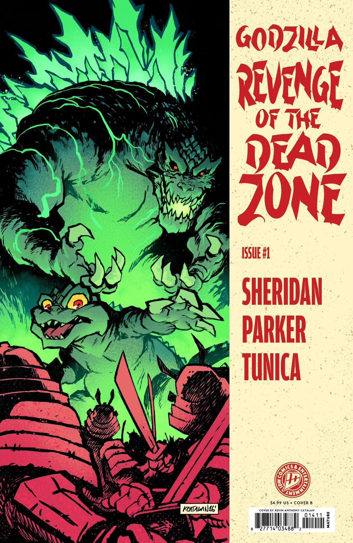 Godzilla Revenge Of The Deadzone #1 (Of 5)(Kai-Sei Era)(Cover B Kevin Anthony Catalan Homage Variant)
