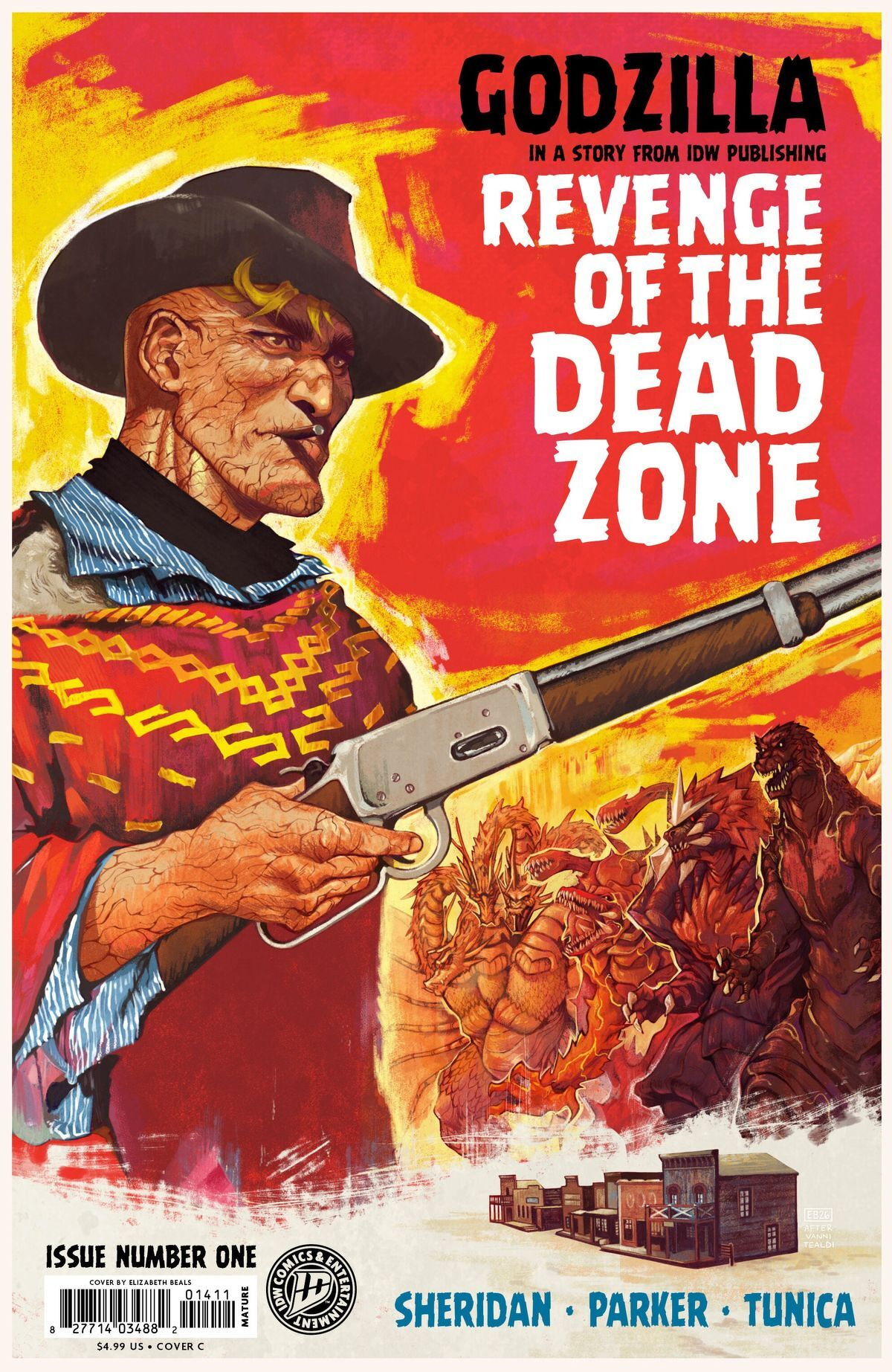 Godzilla Revenge Of The Deadzone #1 (Of 5)(Kai-Sei Era)(Cover C Elizabeth Beals Movie Homage Variant)