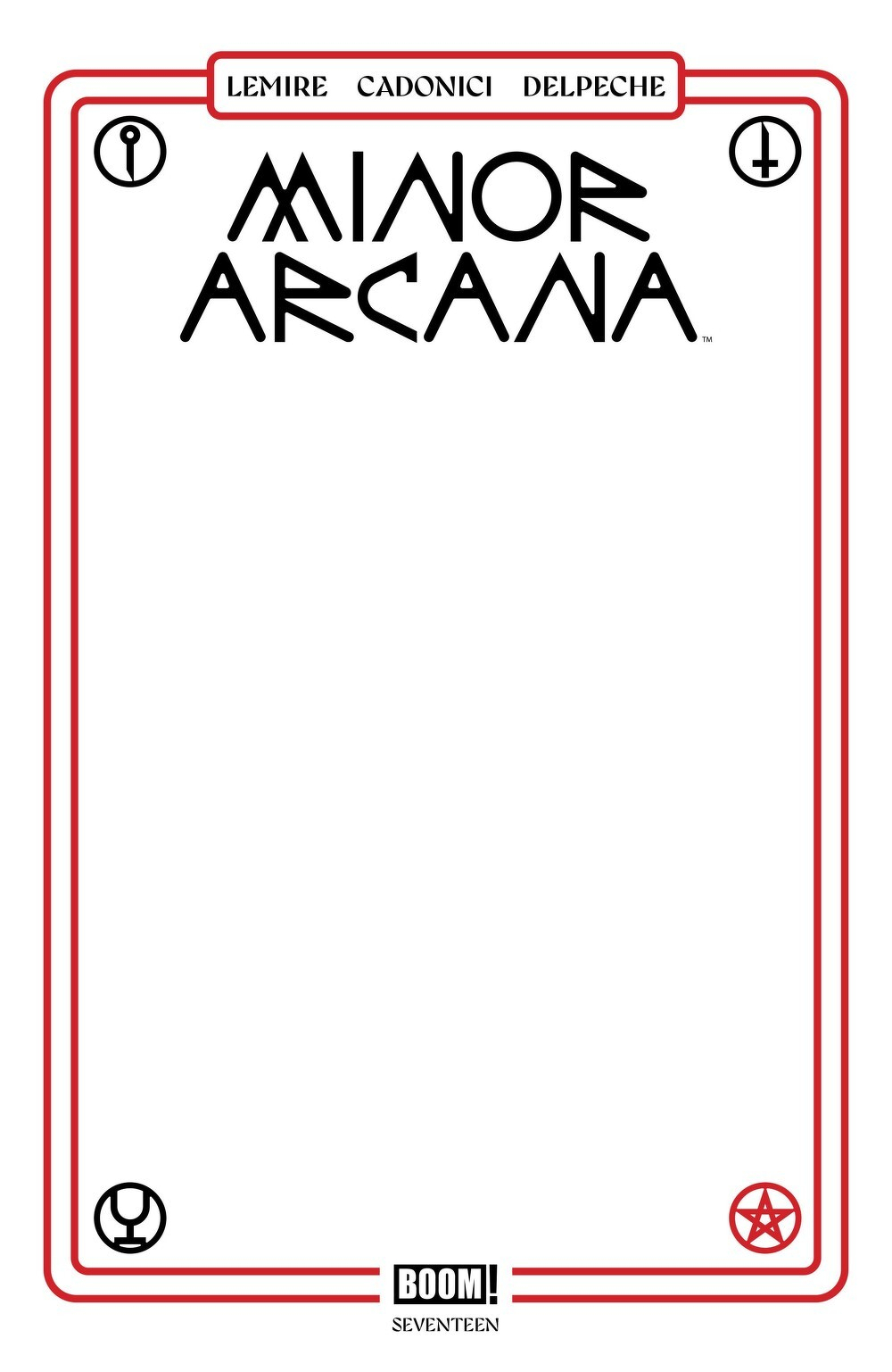 Minor Arcana #17 (Cover C Blank Variant)