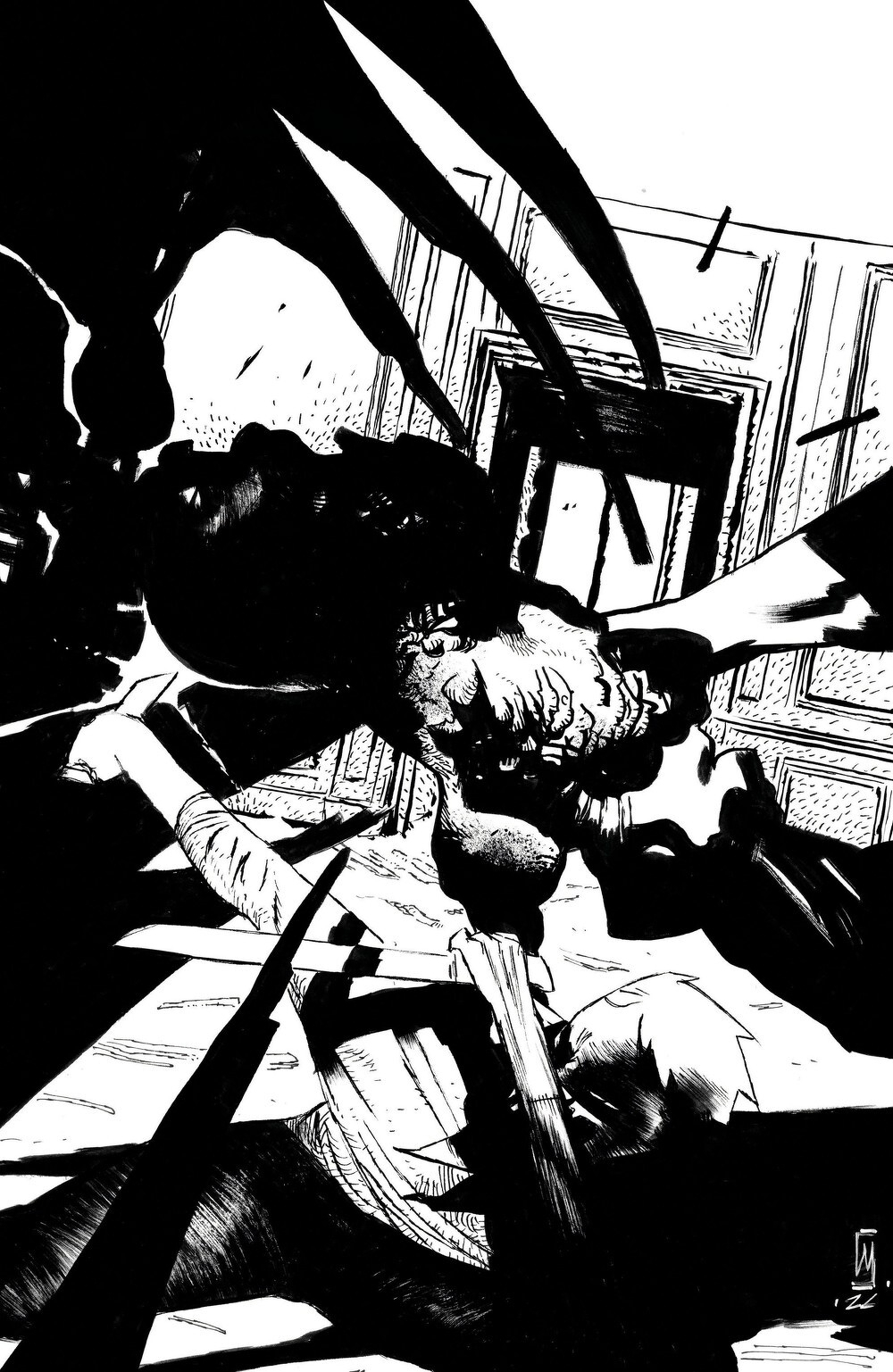 Fall Of The House Of Slaughter #3 (Cover C Werther Dell'Edera Full Art Variant)